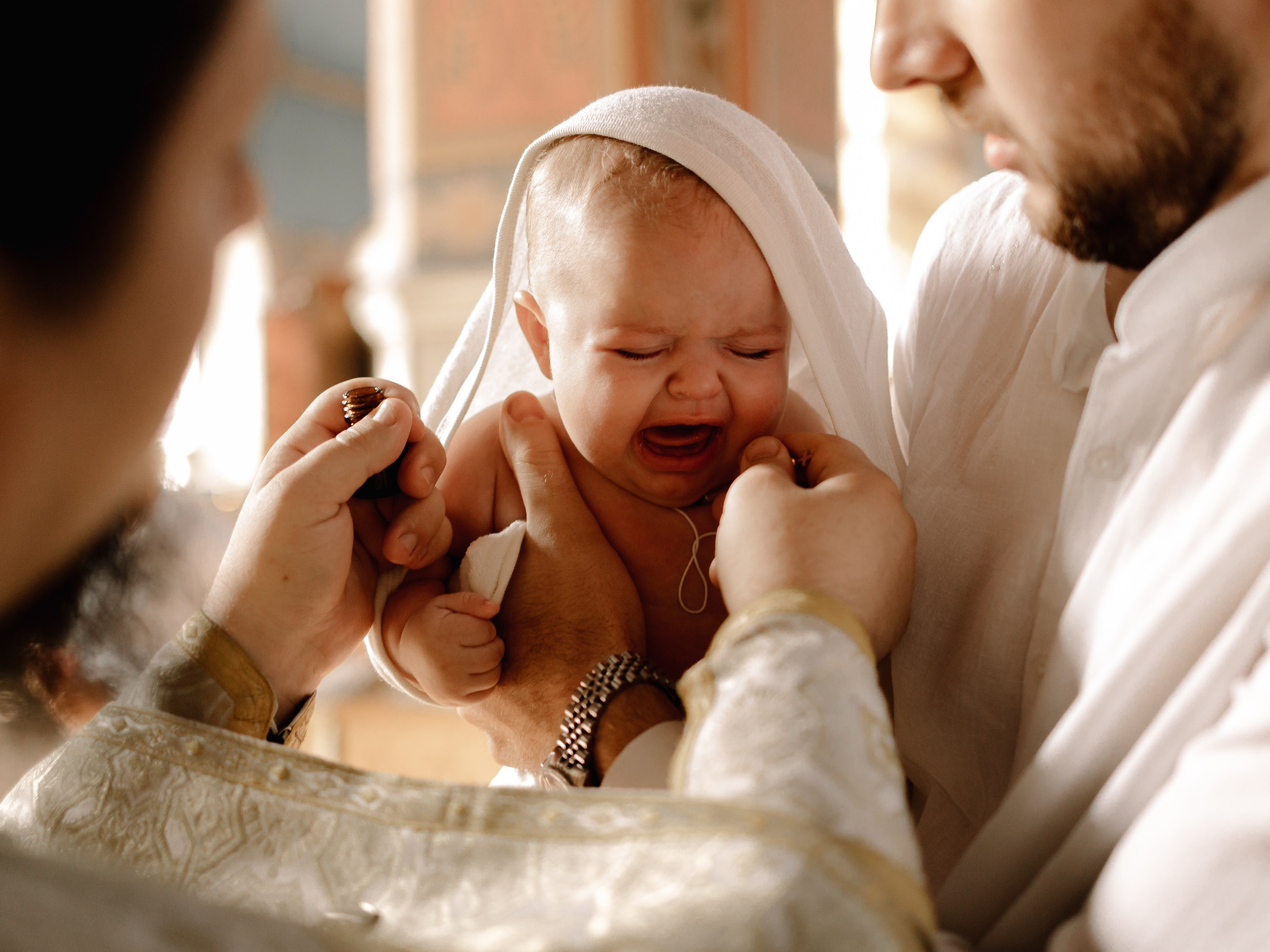 Таинство крещения Миланы. Семейный фотограф в Краснодаре Храмова Анна