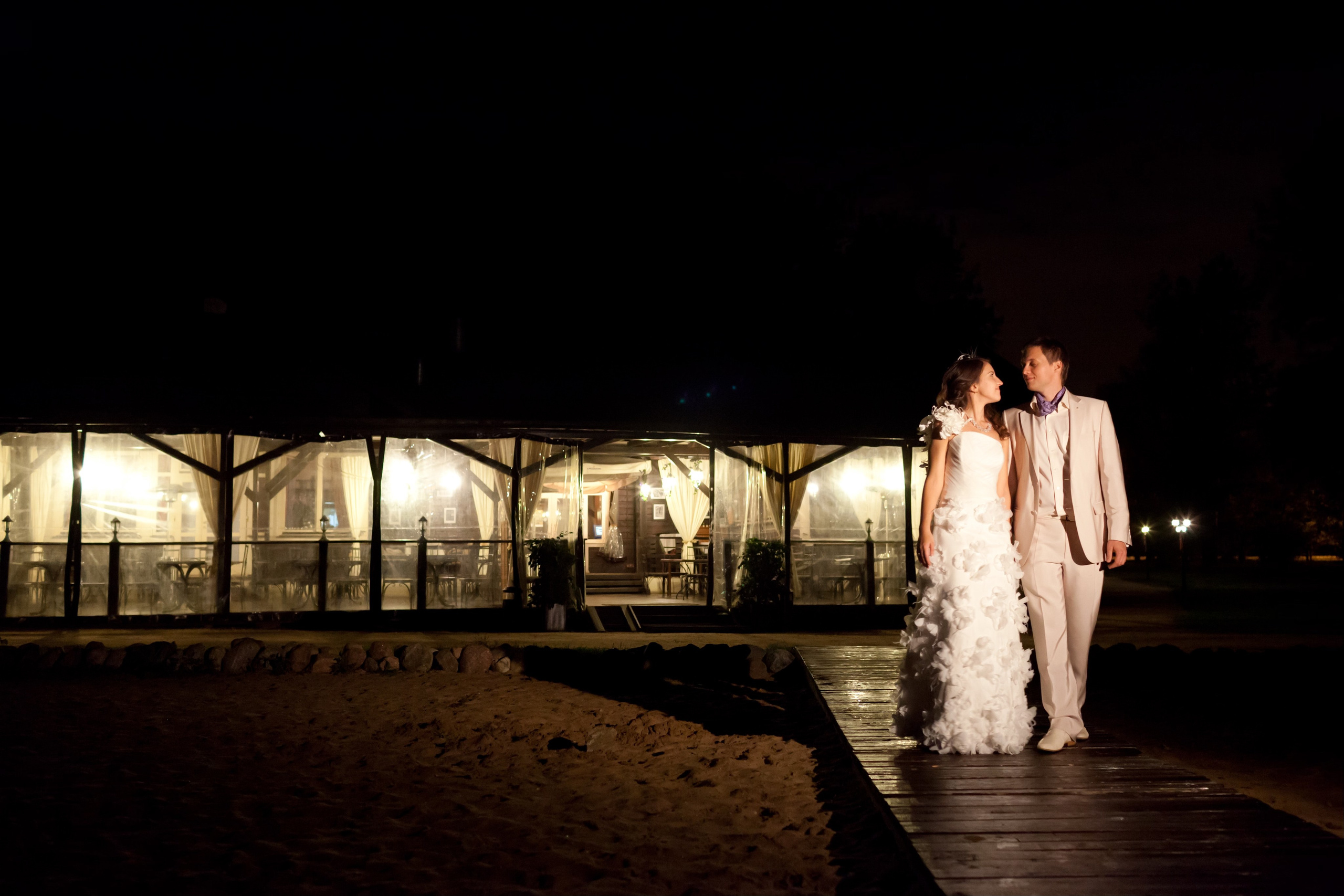 Съемка свадьбы в Серебряном бору. Фотографы в Москве Светлана Устинова и Сергей Грачев