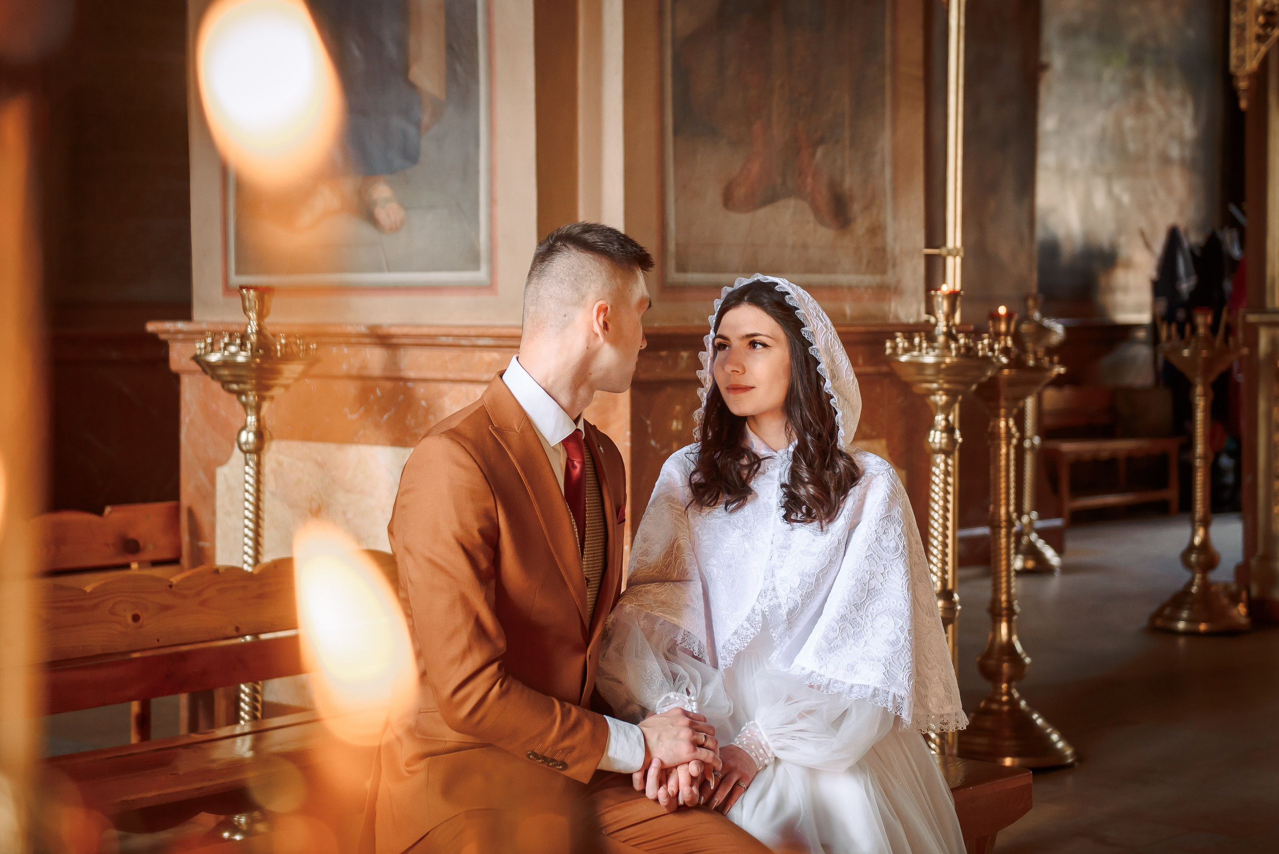 Венчание в Храме Бориса и Глеба в Дегунино. Свадебный и семейный фотограф в Москве Юлия Винник