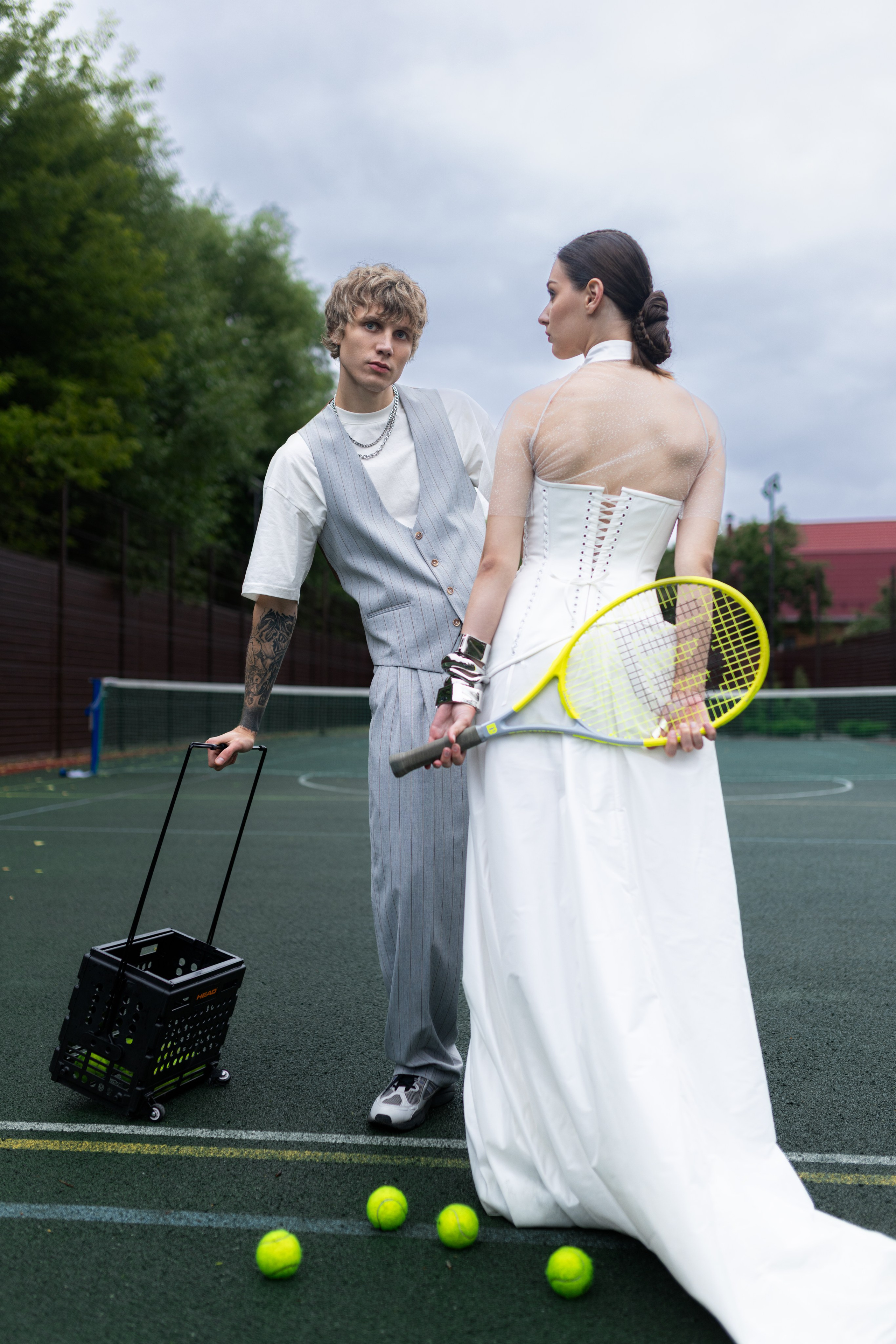 Александр и Эля. Теннис и свадьба. Почему бы и нет?. Дмитрий Шульгин, портретный фотограф в Воронеже