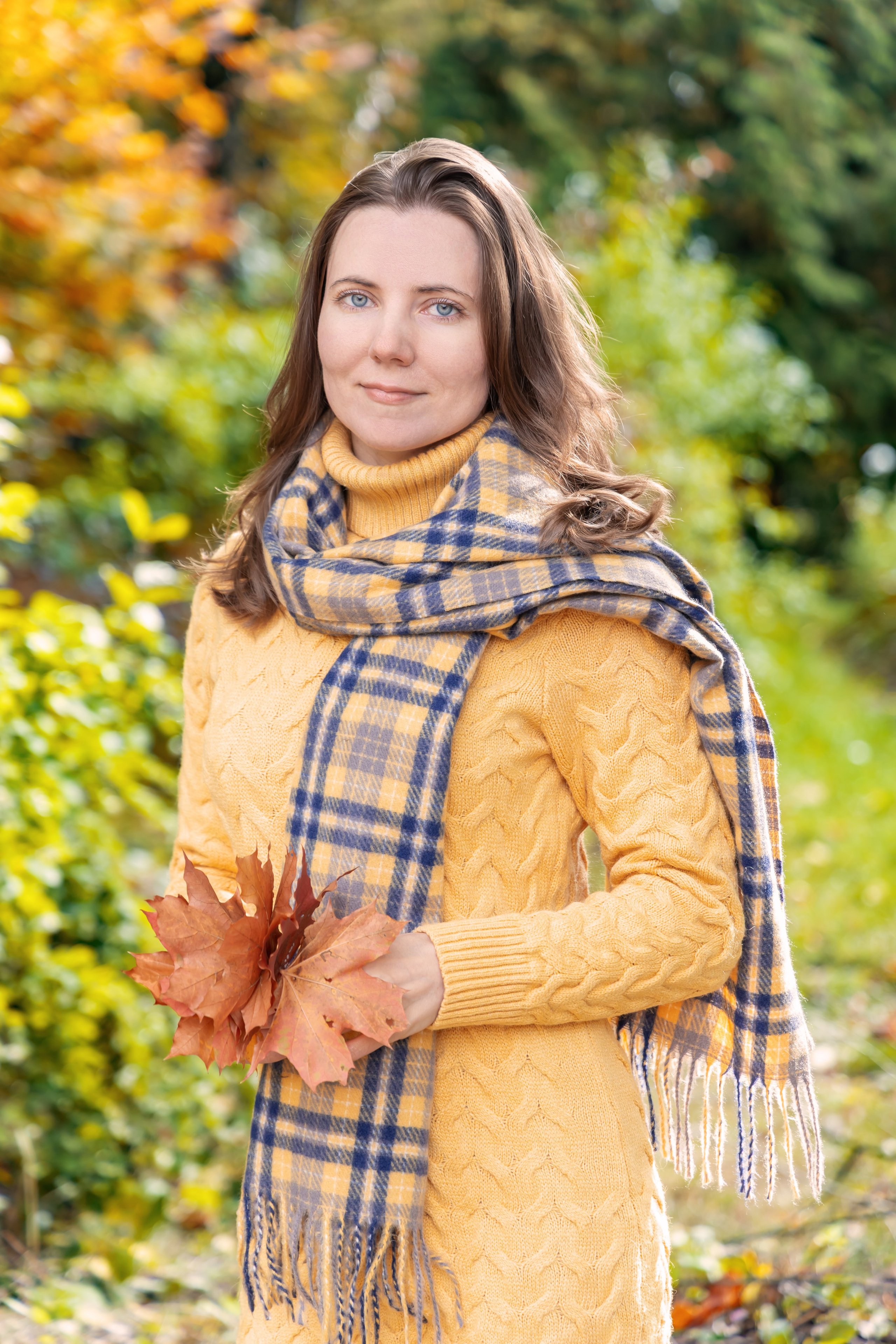 Жёлтая осень и ретро-велосипед. Репортажный, семейный и студийный фотограф в Москве Демин Алексей