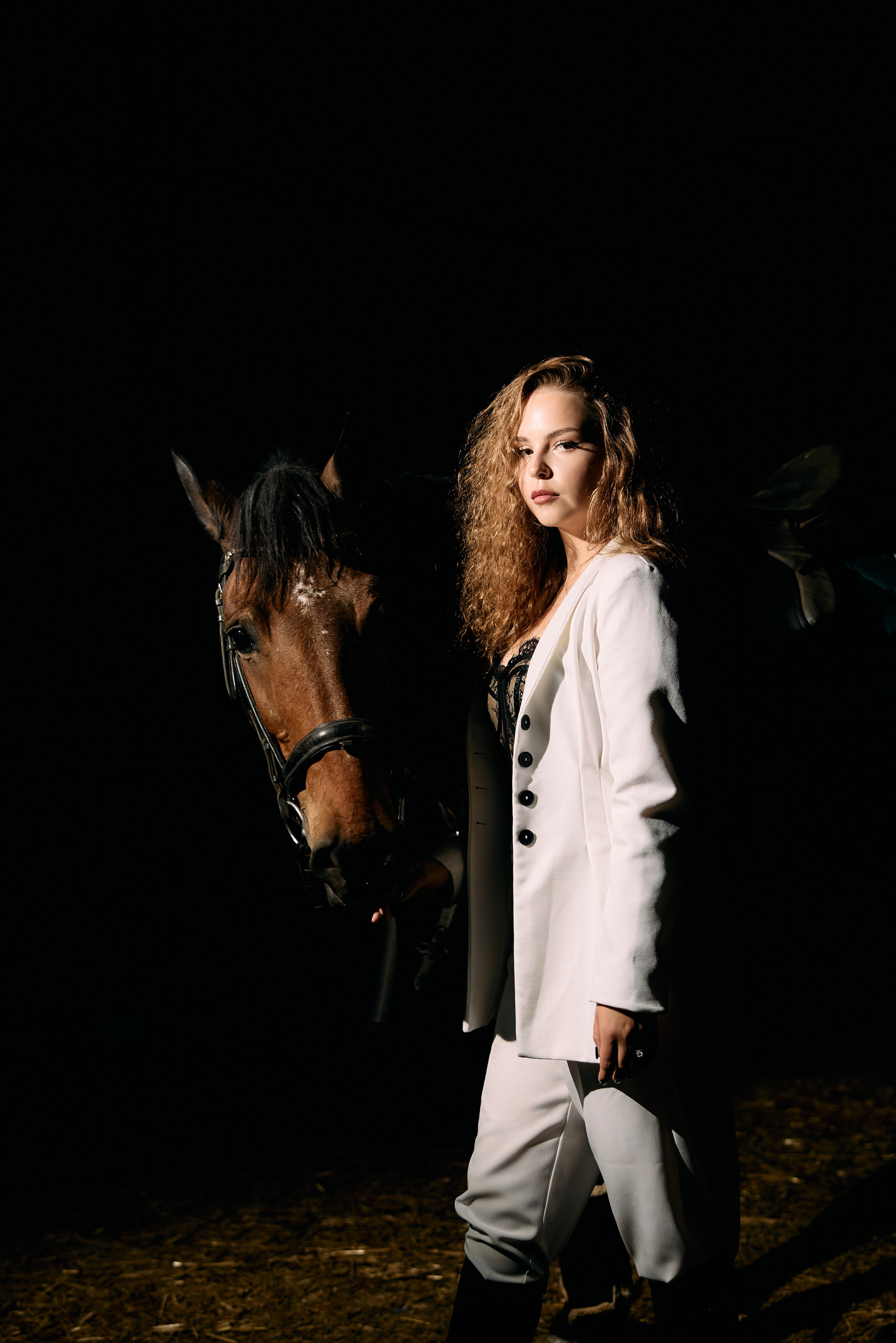 Съемка на конюшне. Сергей Ирклиенко