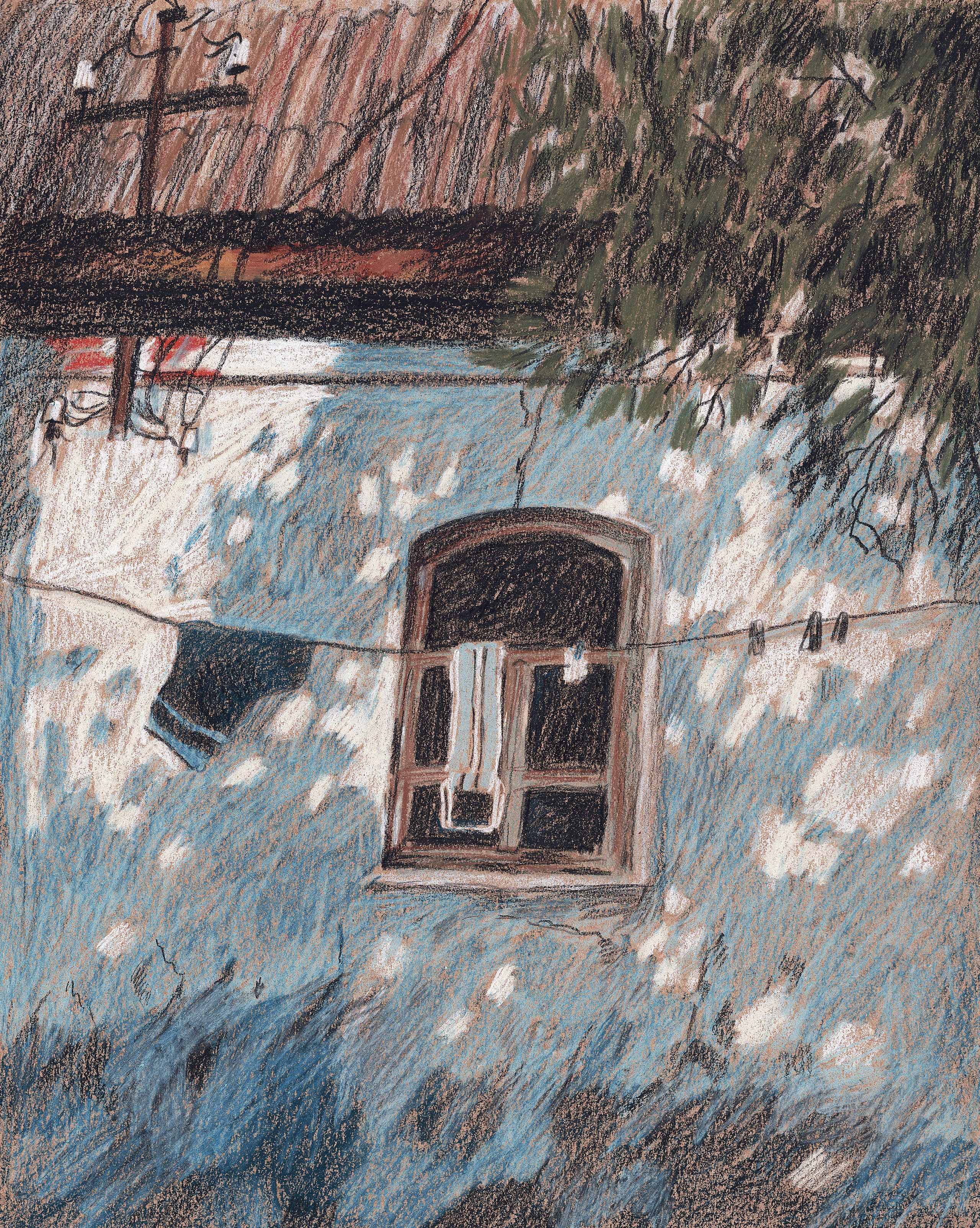 Домики. Художник Карина Милосердова