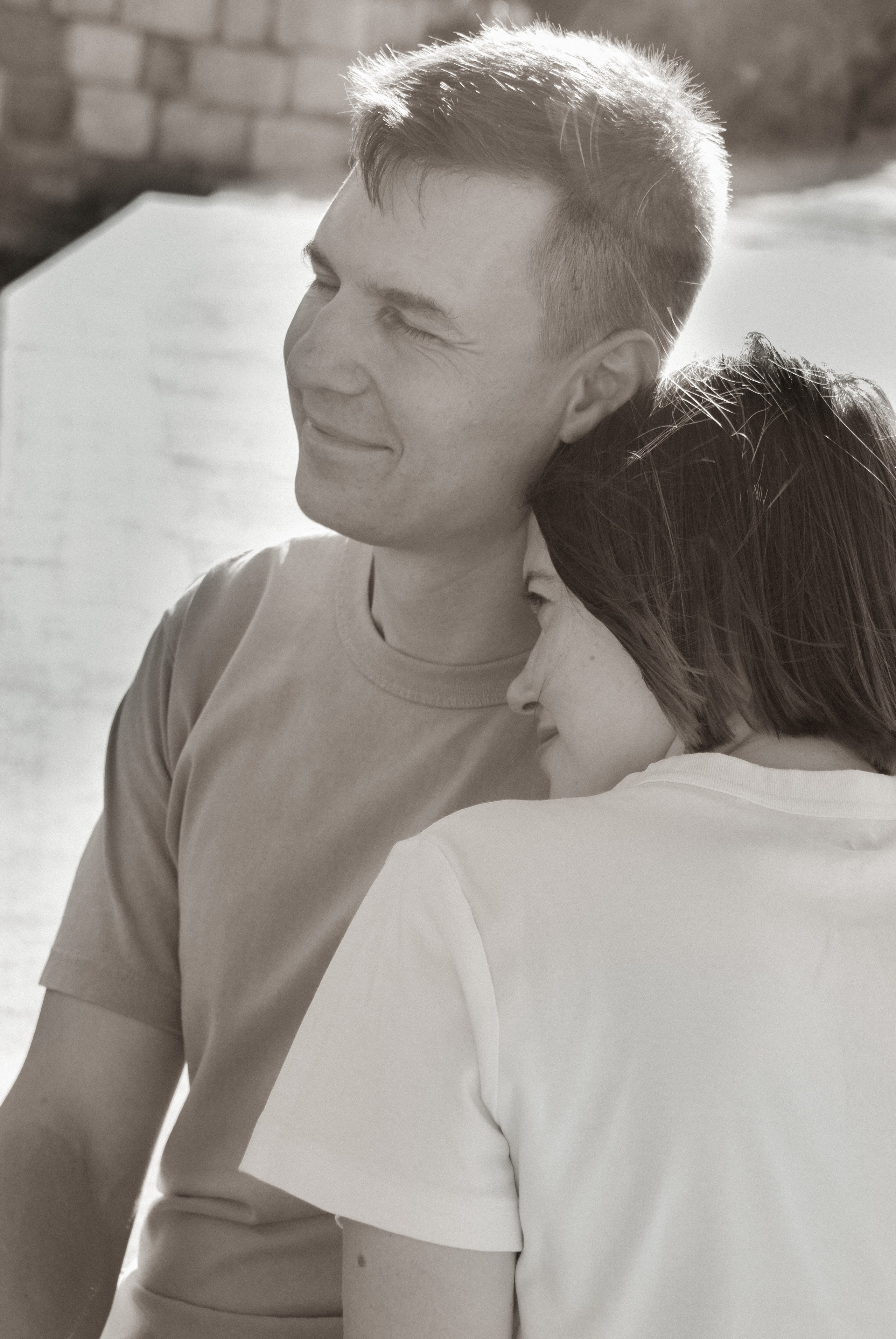 Gentle morning with Rimma and Maxim. Portrait photographer in Tivat Montenegro Katerina Kirsanova