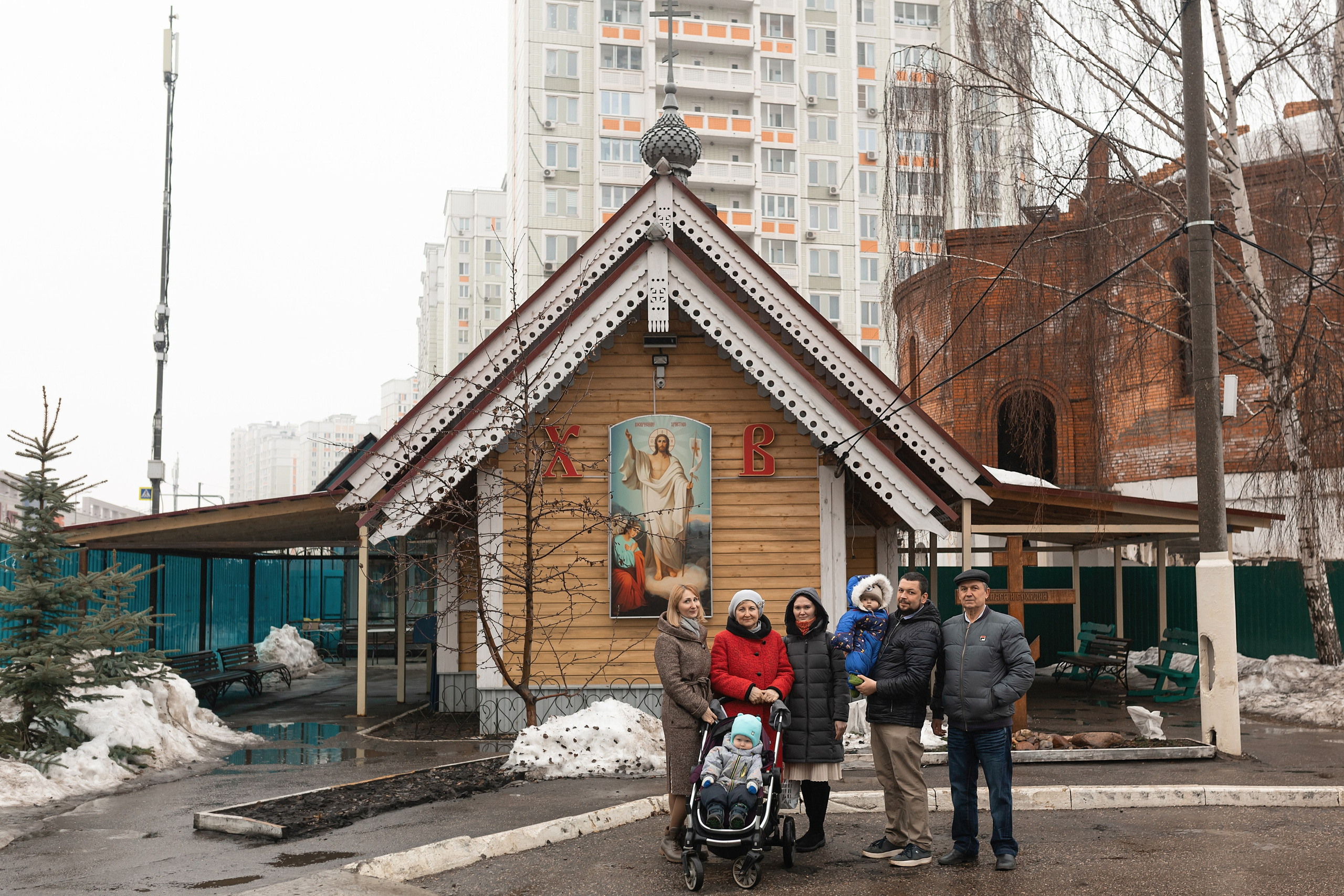 Крещение Павла в Кирилло-Мефодиевском храме (Железнодорожный). Семейный фотограф в Москве и Балашихе Гайдарова Лена