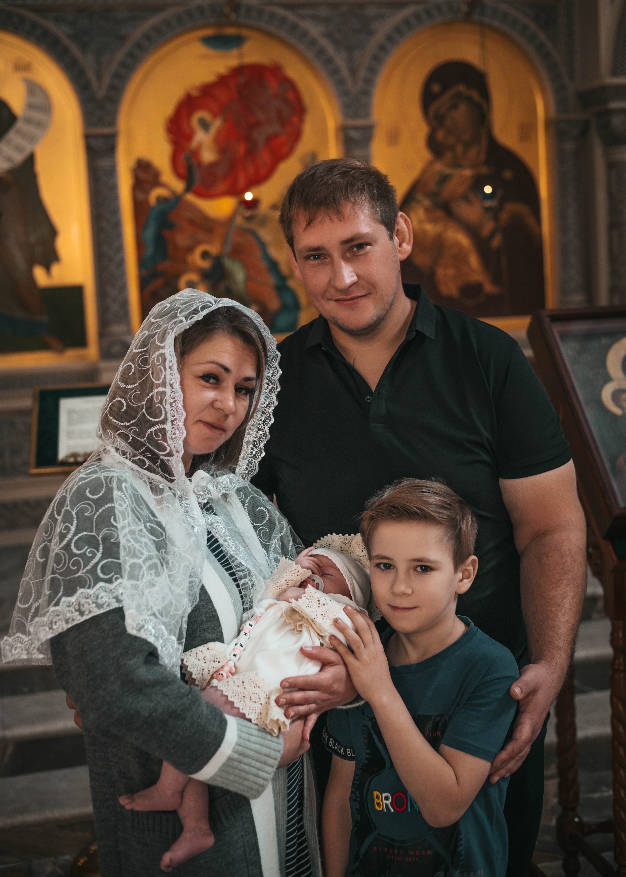 КРЕЩЕНИЕ. Фотосессия новорожденных в Москве и Московской области