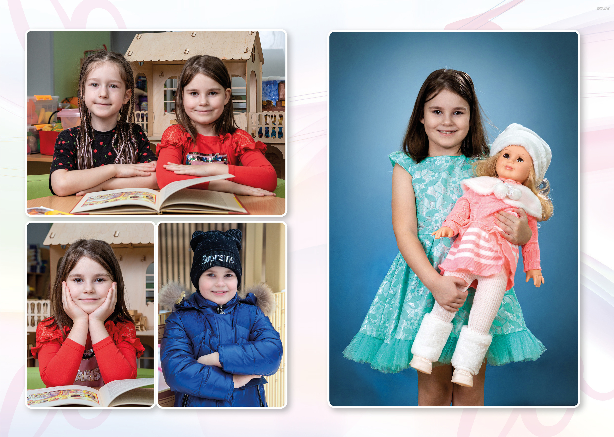 Альбом выпускникам нежно розовый. Выпускные альбомы. Школьный и детский фотограф в Гатчине