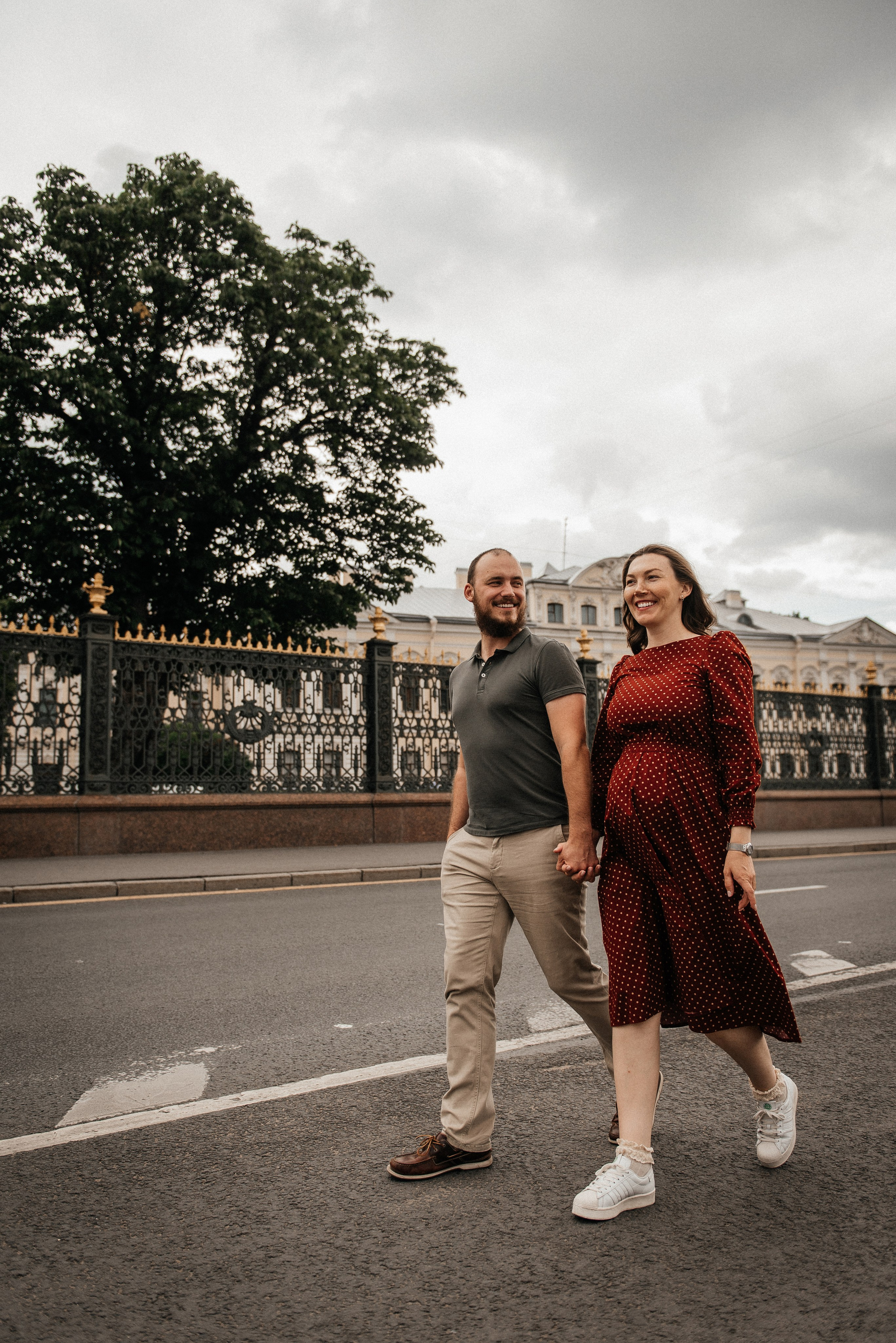 фотосессия беременности на улице