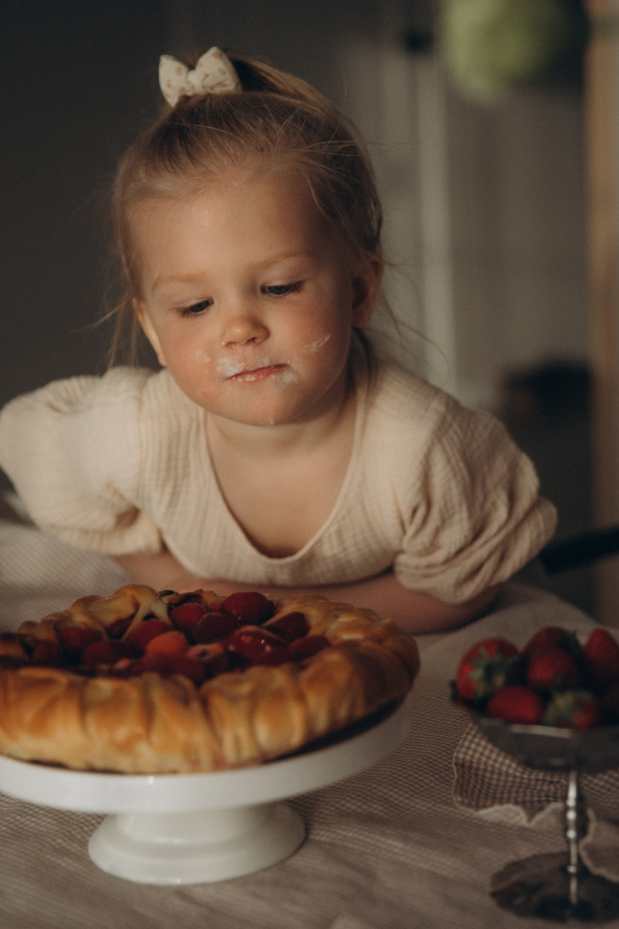 Клубничный пирог. Фотограф  Челябинск Варвара Шарапова