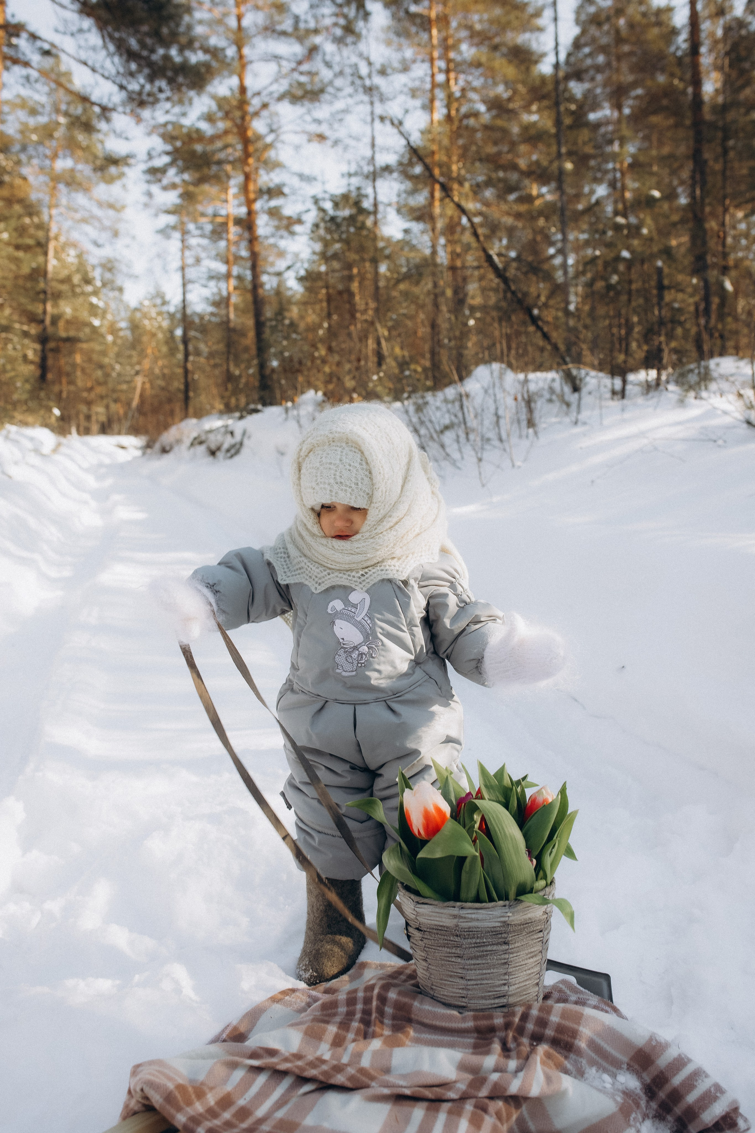 Девочка Зима. Семейный и детский фотограф город Тында Дарья