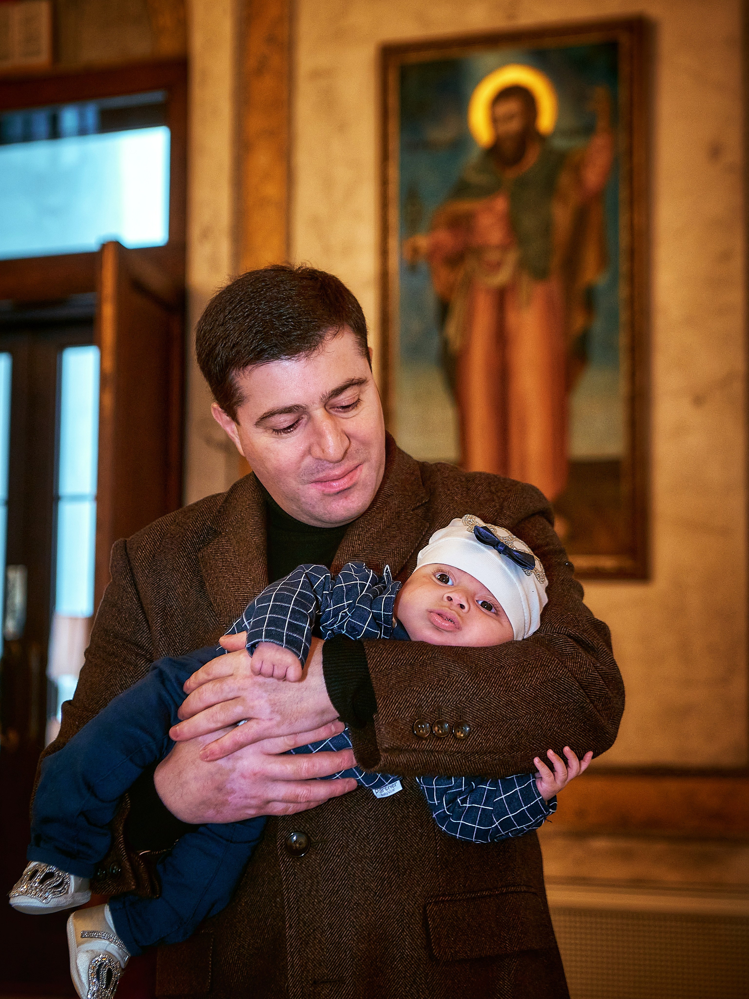 Крещение Марка | «Армянская апостольская церковь Святой Екатерины». Свадебный фотограф в Санкт-Петербурге Славин Денис