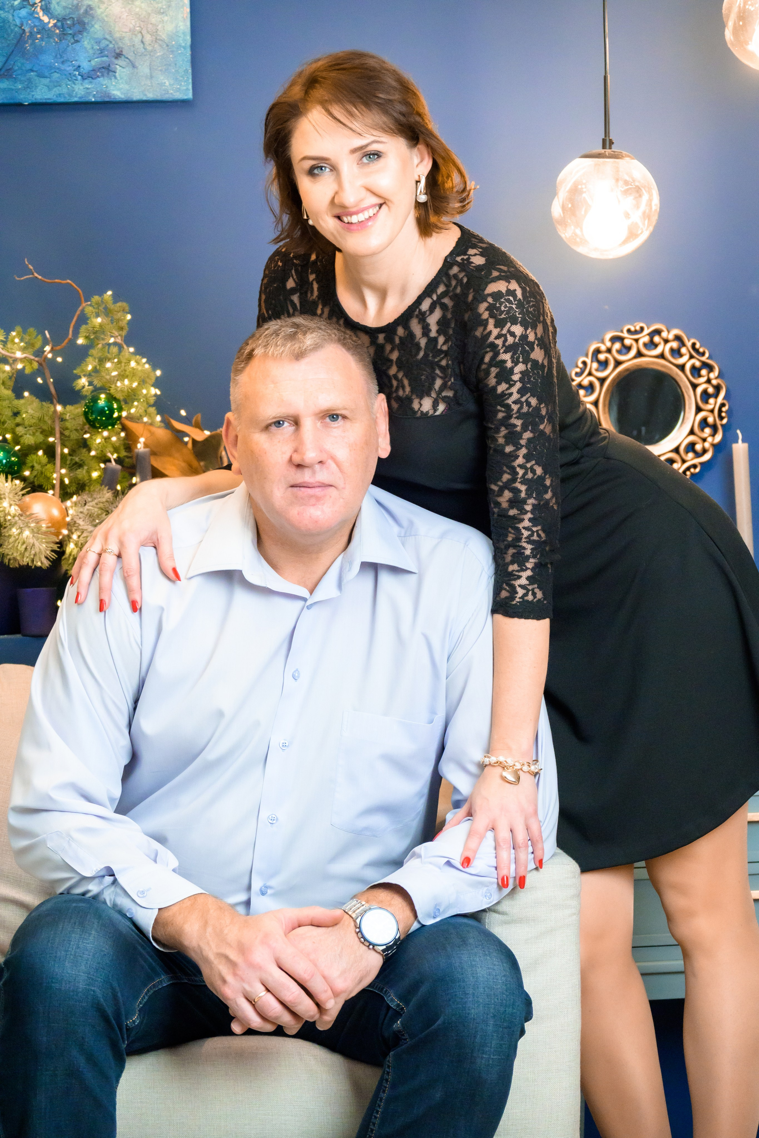 Katya and the family. Fotograf Dmitrii Donets