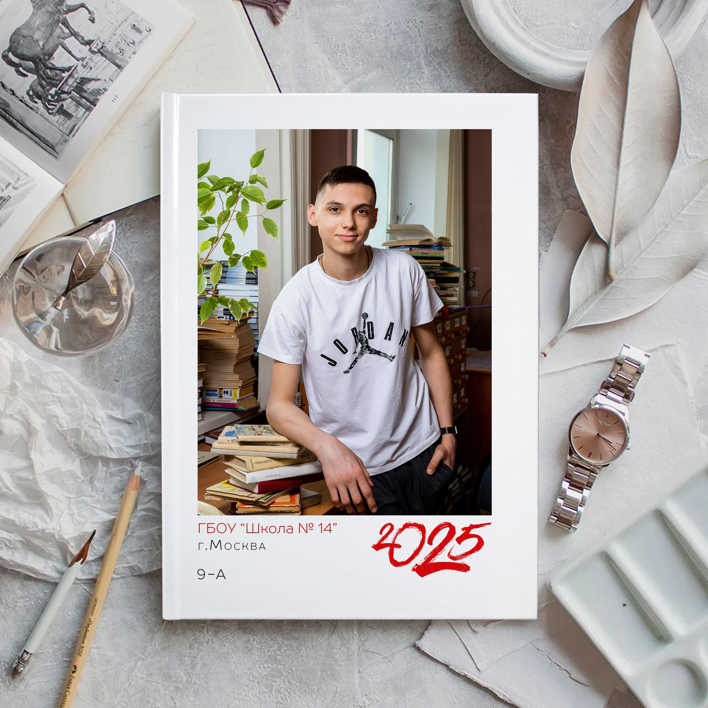 Школьные фотоальбомы Индивидуальный фотоальбом на 3 разворота. Детский Семейный Фотограф из Москвы Вуколова Наталья