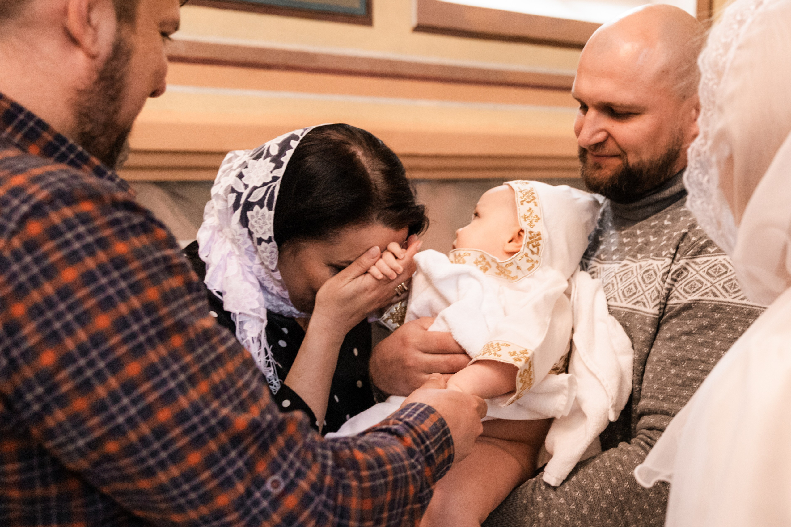 Крещение Андрея. Семейный фотограф документалист в Пензе Лопатинская Татья