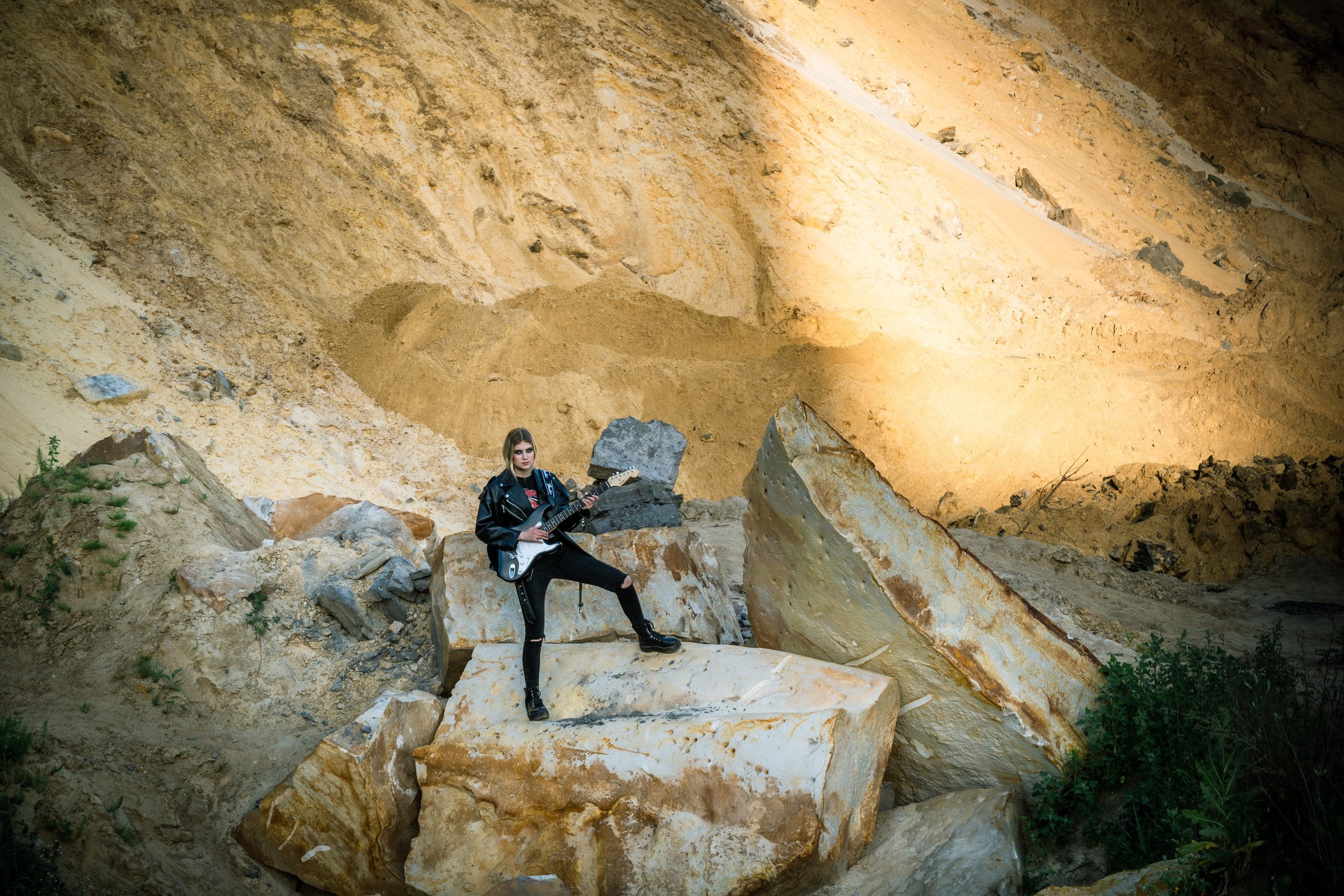 Музыкантша. Портретная съемка в Москве, студийный фотограф Игорь Фомин