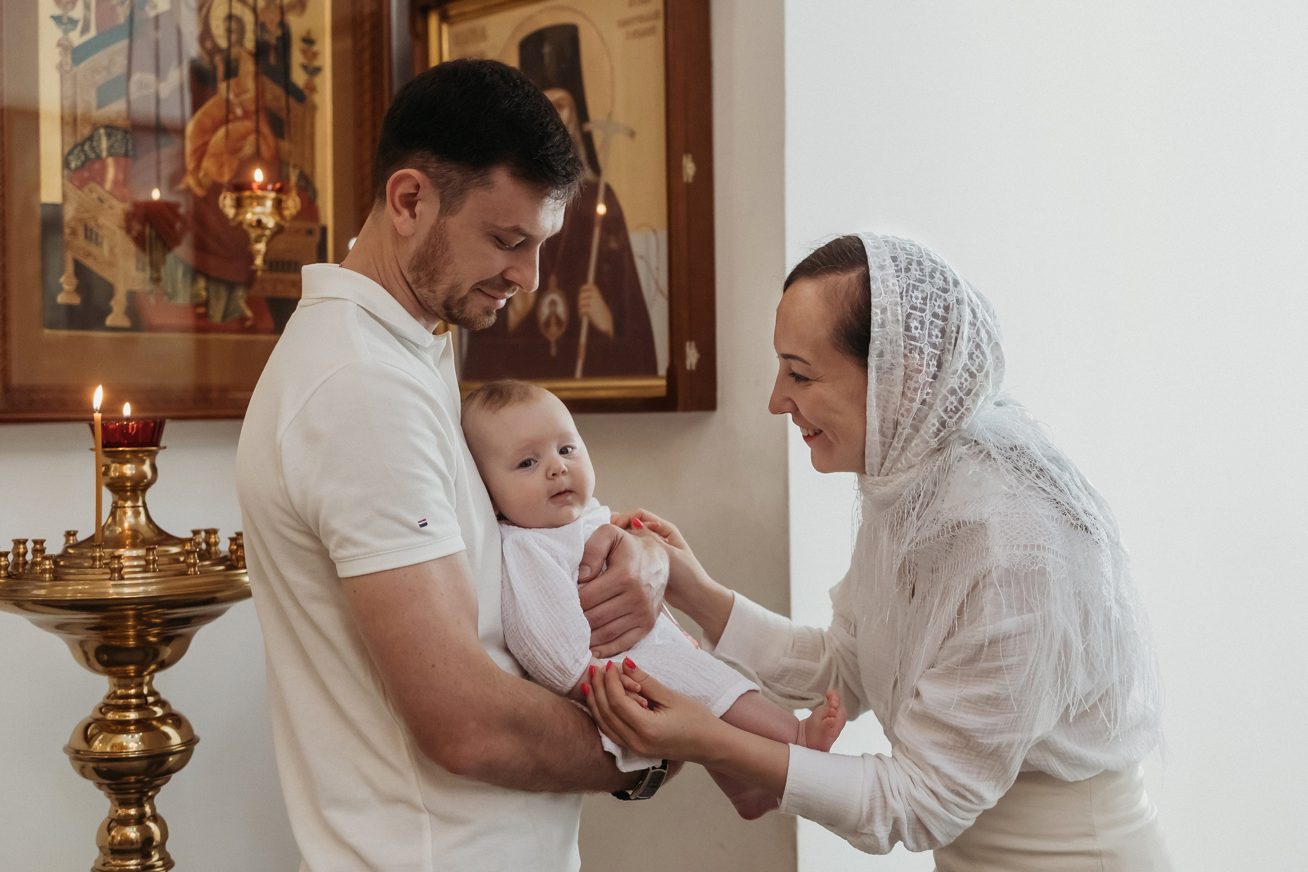 Таинство Крещения Машеньки. Семейный фотограф и видеограф Попова Юлия