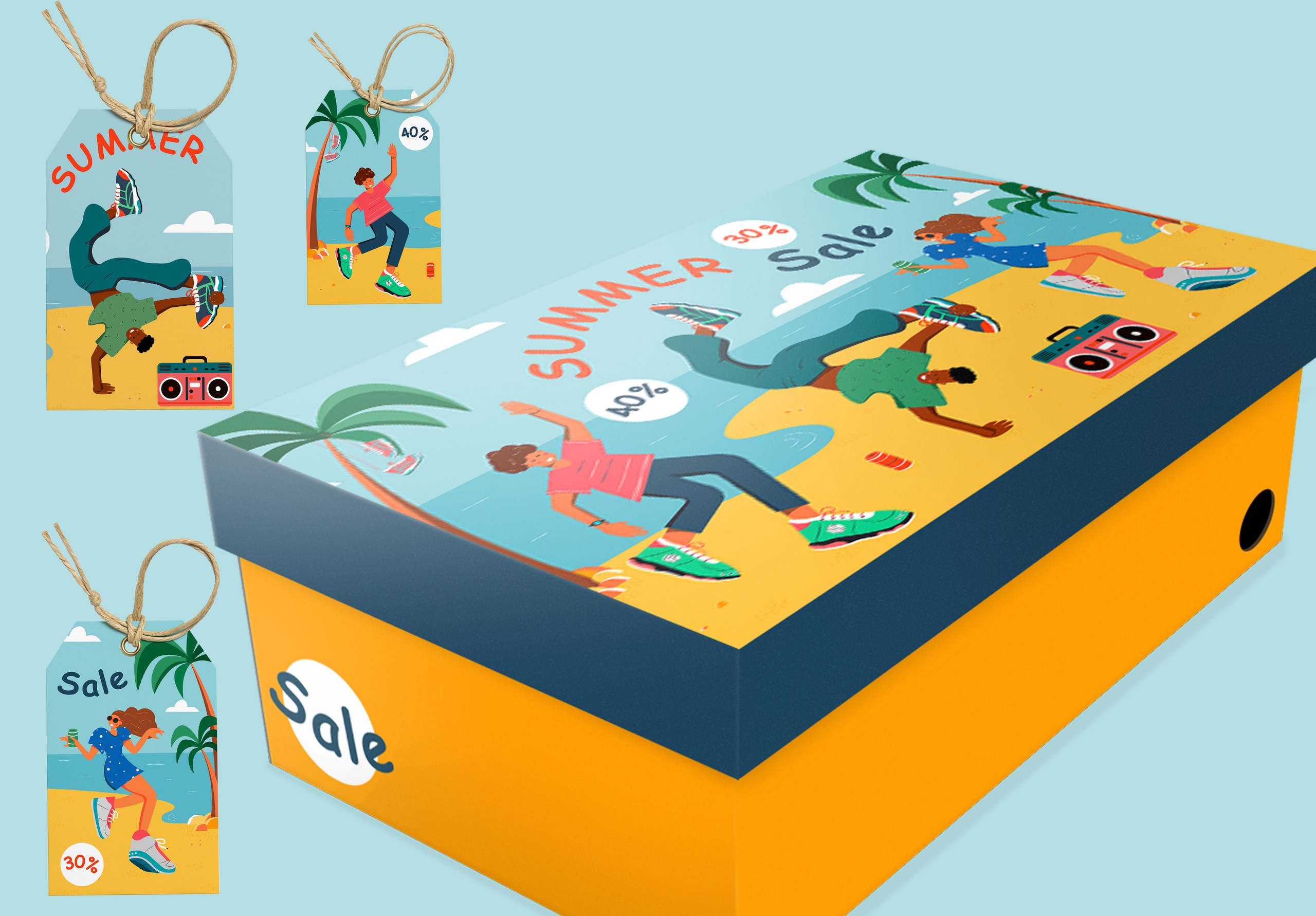 Иллюстрации & Рекламная акция. Олеся Бакулина, графический дизайнер, иллюстратор