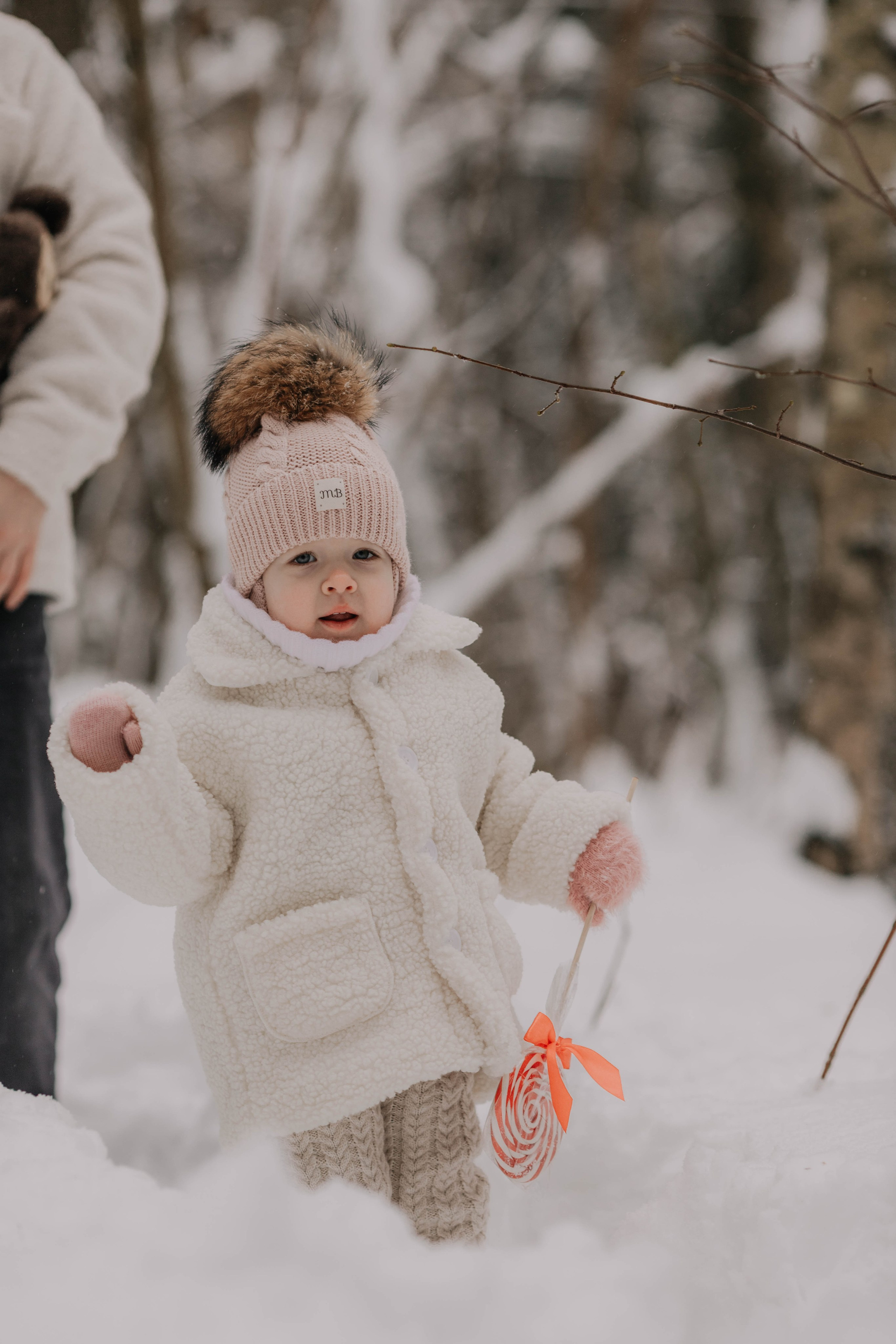 Лиля и семья Зимняя прогулка в лесу. Семейный и свадебный фотограф Видное Москва Екатерина Пятова