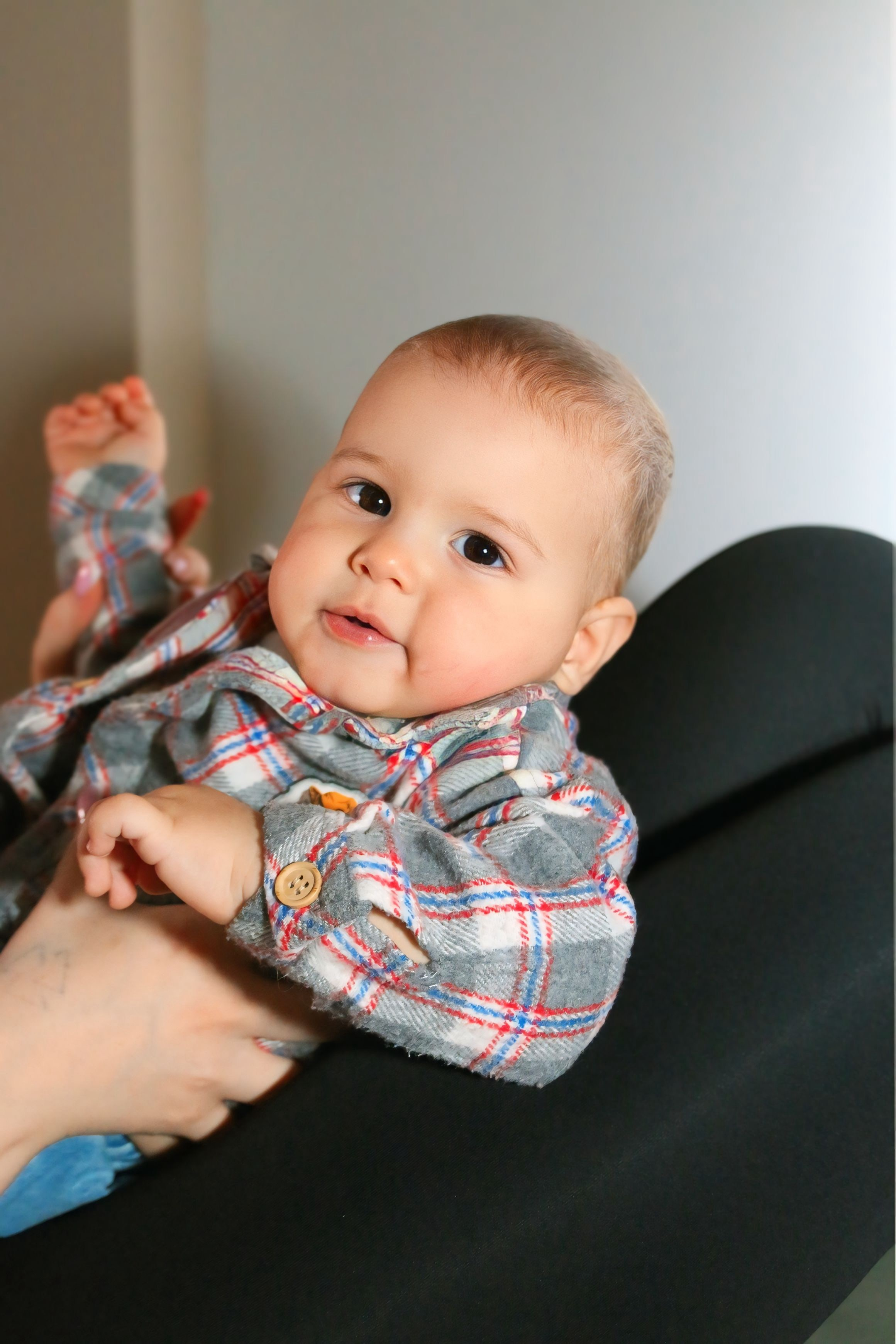 Новогодняя фотосессия мамы с сыном