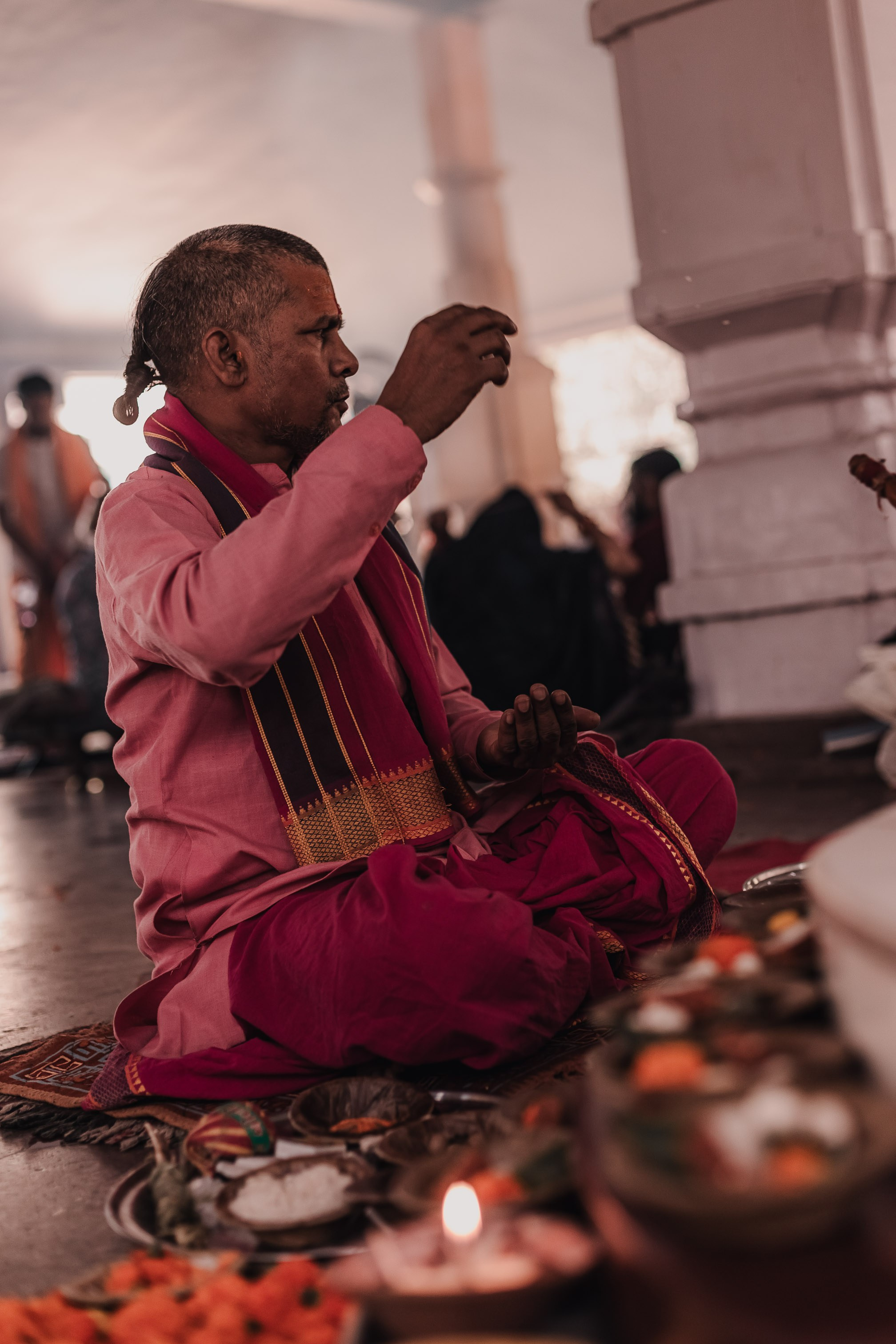 Navaratri yajna at Devraha Baba Ji ashram. Мариам Багдасарян