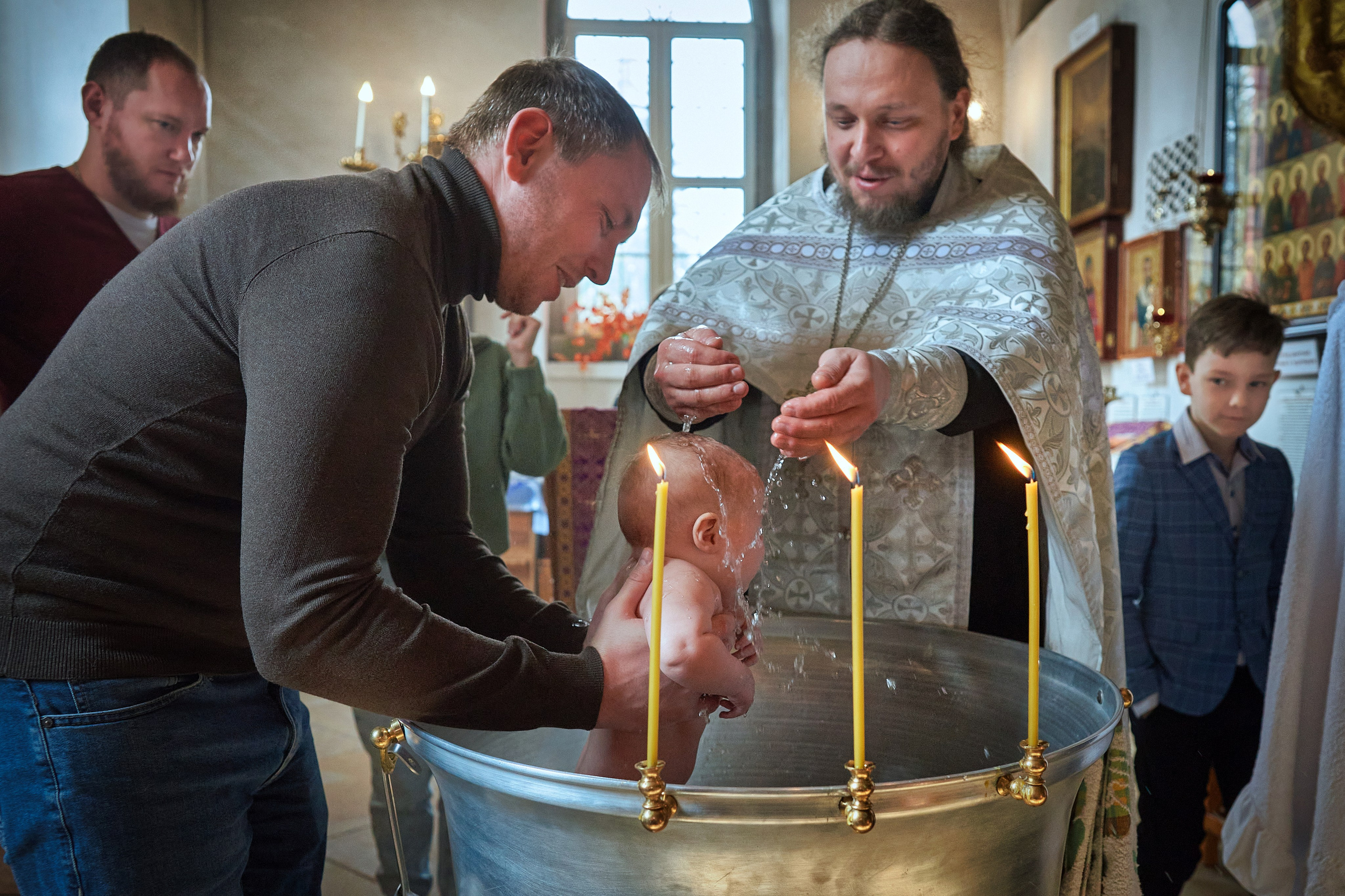 Крещение в Храме Димитрия Солунского
