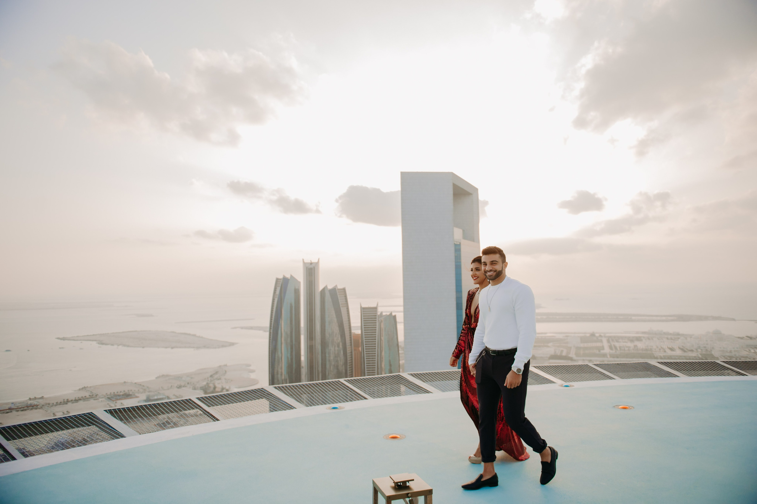 Love Story на высоте (Абу Даби). Фотограф в Москве и Санкт-Петербурге Дарина