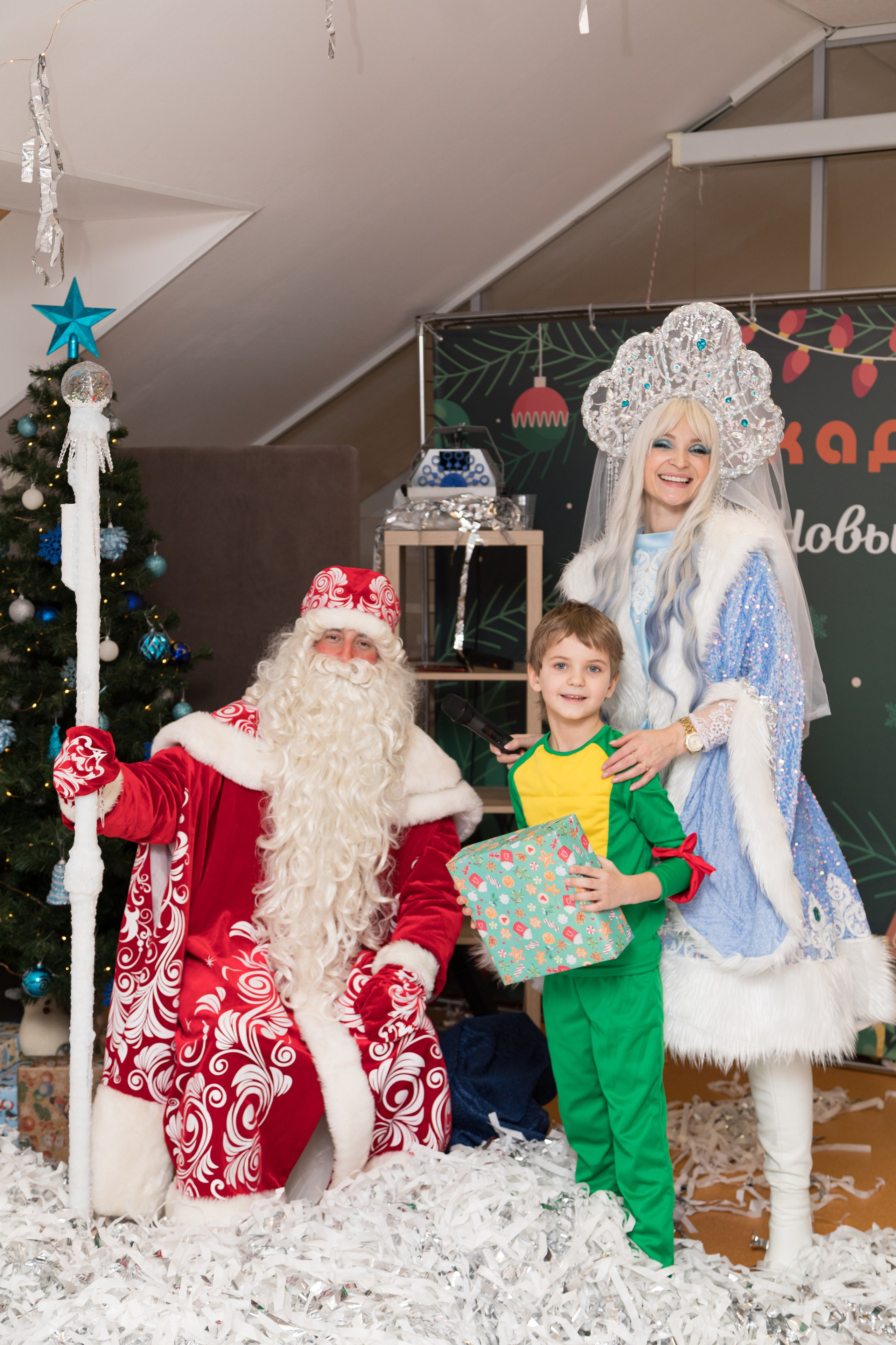 Фото детского новогоднего праздника. Детский и контент фотограф Надя Волкова Санкт-Петербург