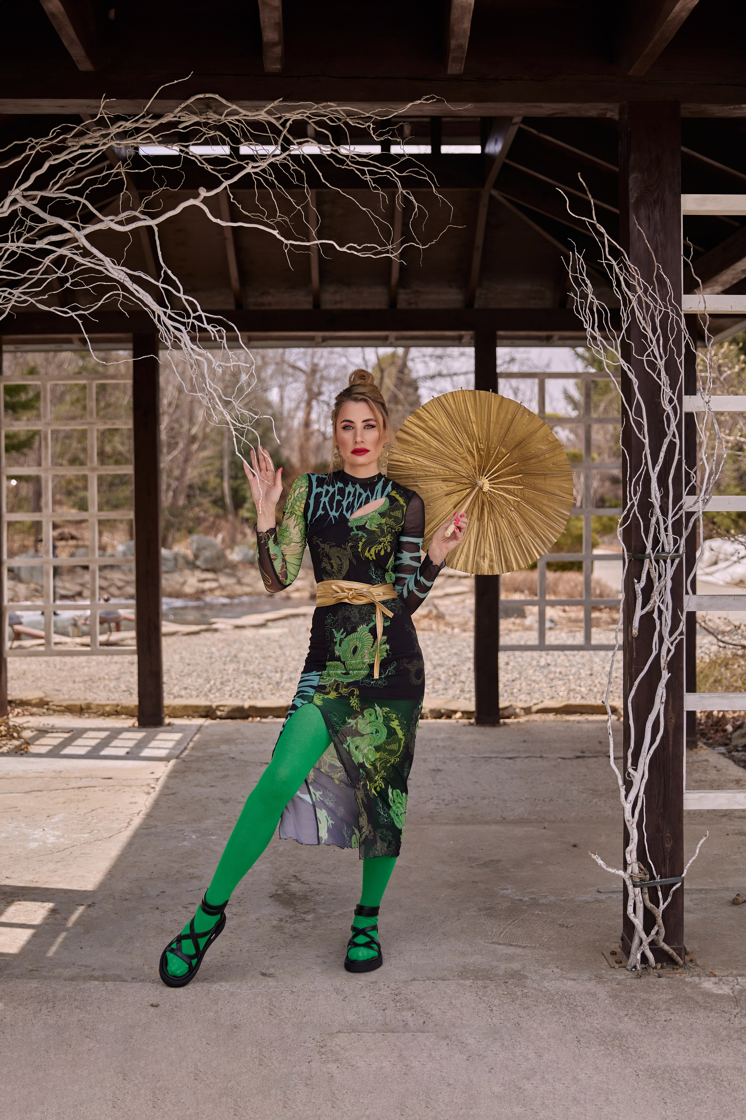 Марина, ботсад. Фотограф женского портрета, беременности и материнства Харькова Елена