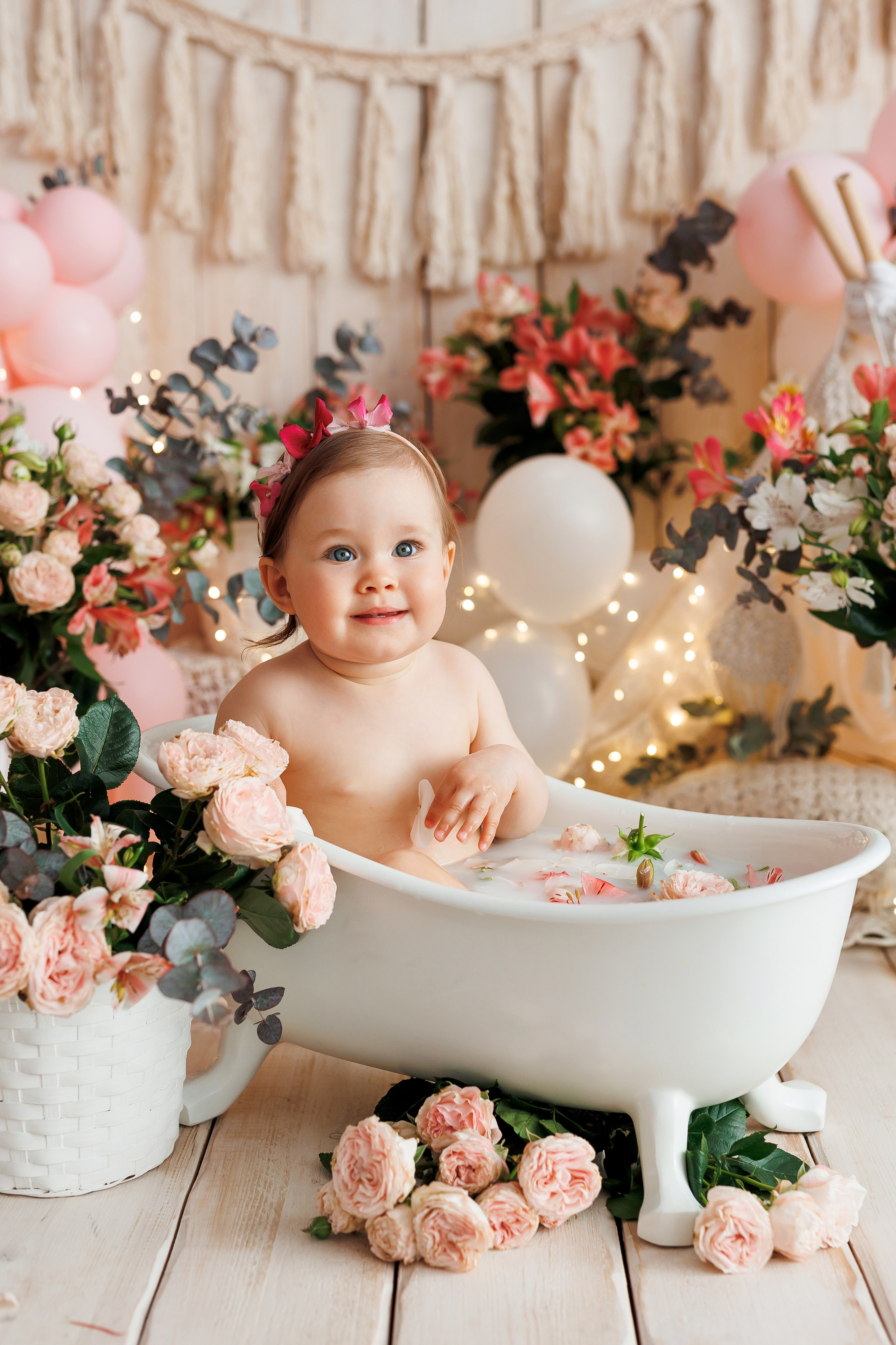 Ванночки годик. Профессиональная детская и семейная фотостудия в Краснодаре