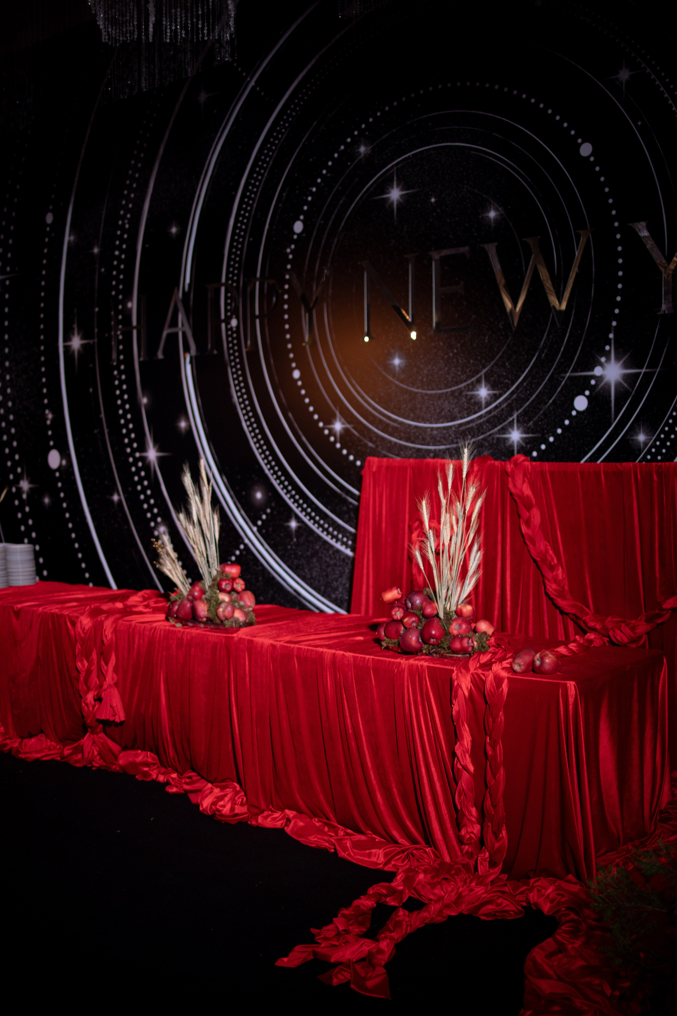 Новогодний корпоратив в фольклорном стиле. Особняк Лемана. Оформление свадеб, декор свадеб Вера Маркова, Москва