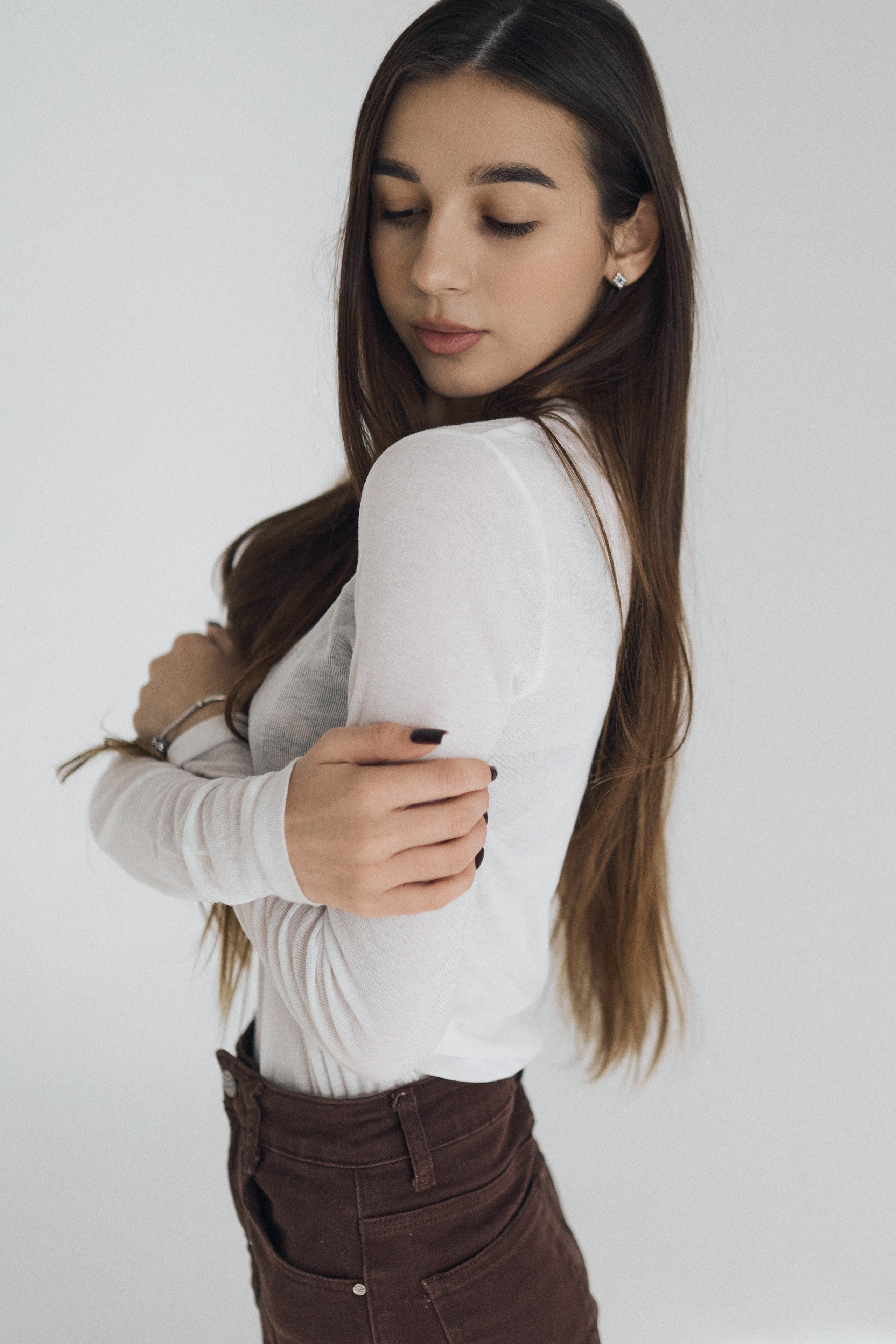 Настя. Студийная фотосессия. Алина Каравайцева. Фотограф в городе Барнаул