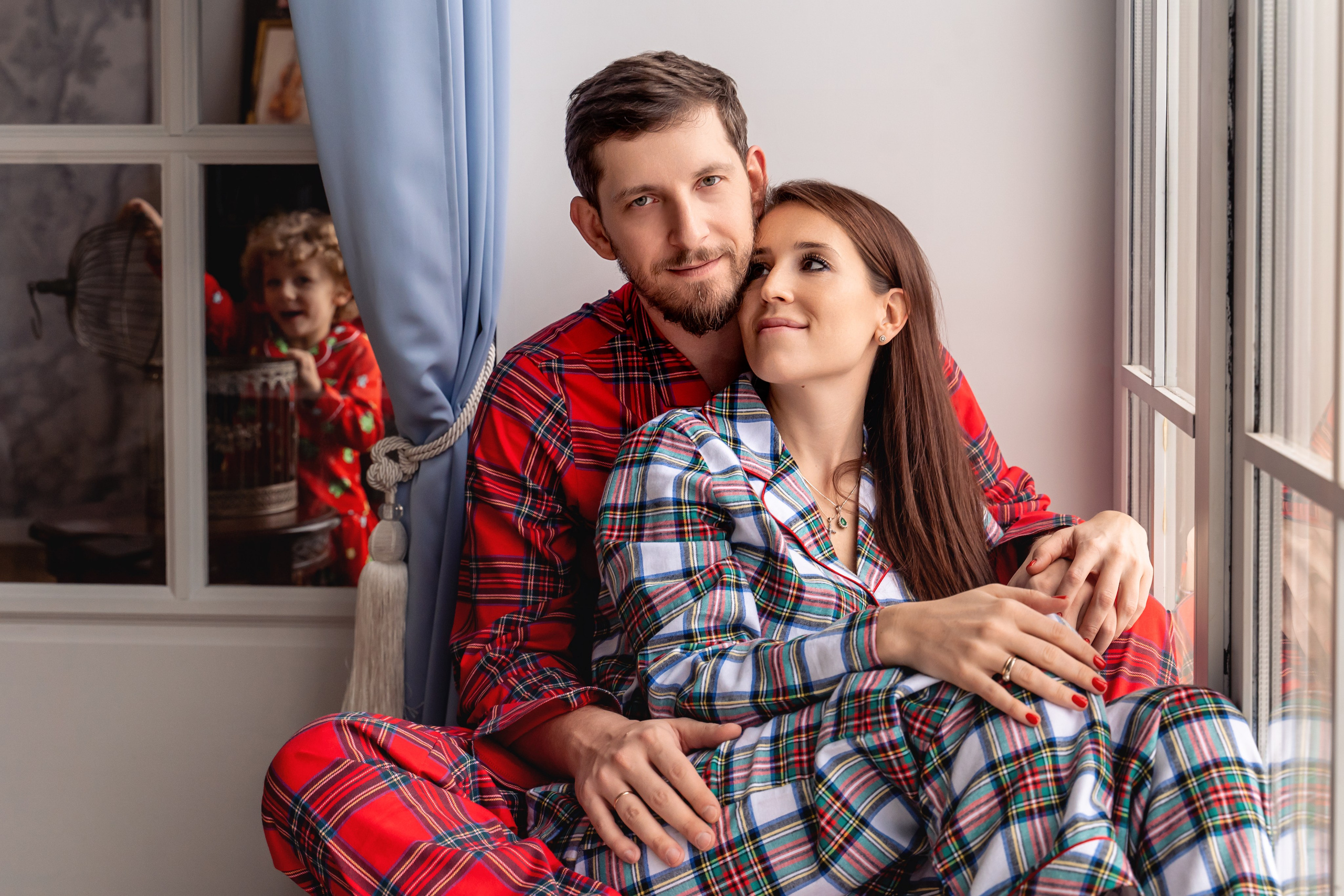 Новогодняя семейная фотосессия. Фотограф \ Видеограф на Крещение, Венчание Москва| Семейные съемки