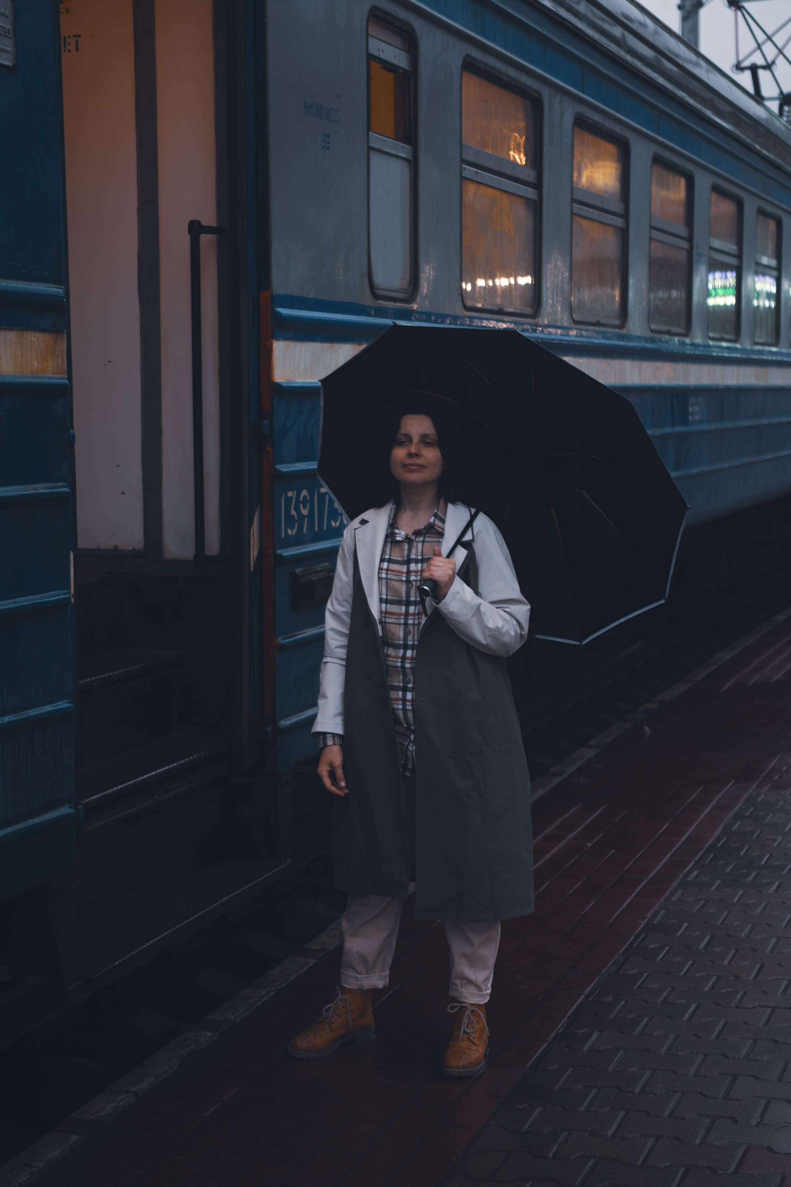 Фотосессия на вокзале