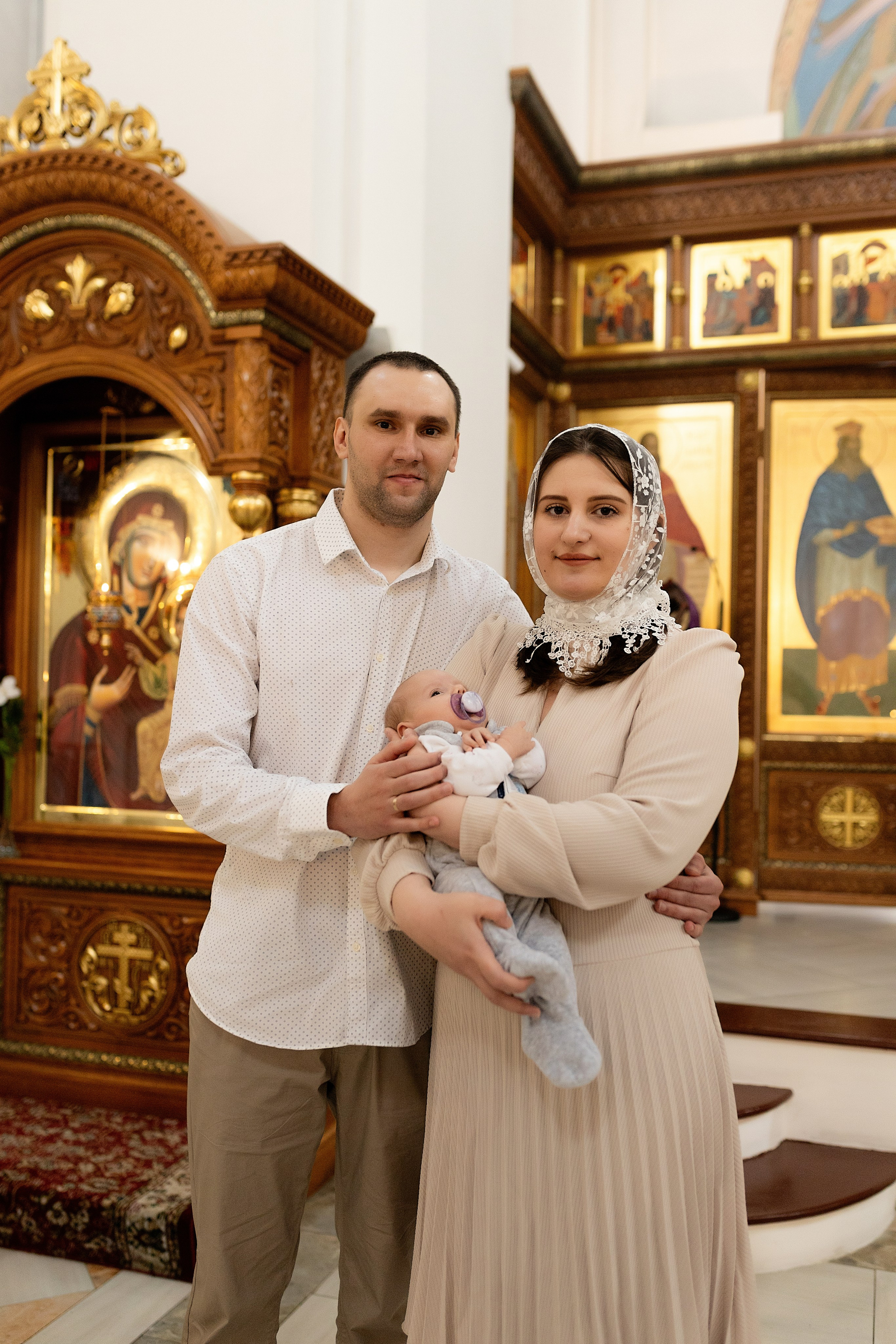 Таинство крещения Алисы. Фотограф в Железнодорожном и Балашихе