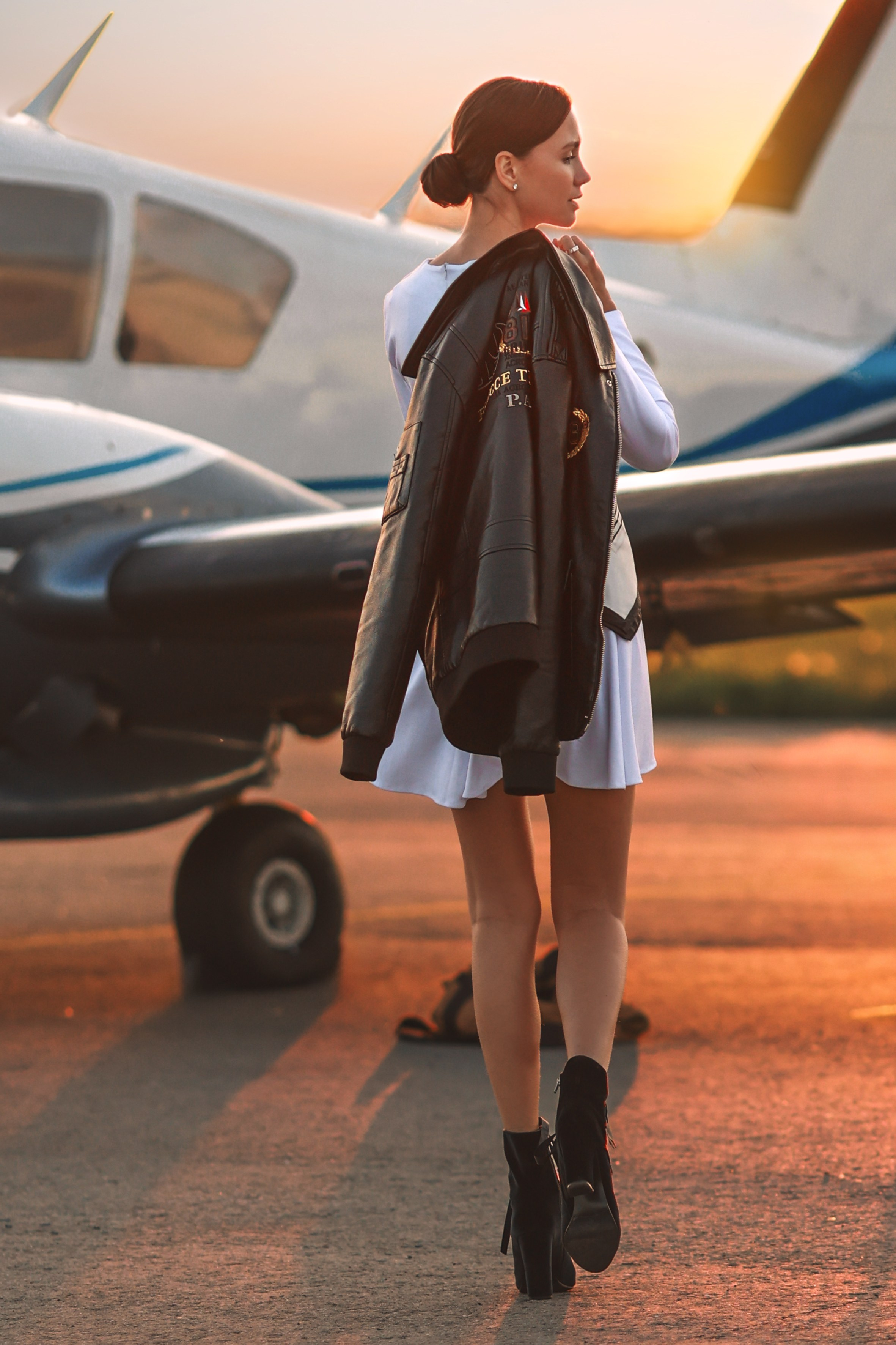 Проект на аэродроме. Ксения Харитонова — фотограф премиум уровня в Омске