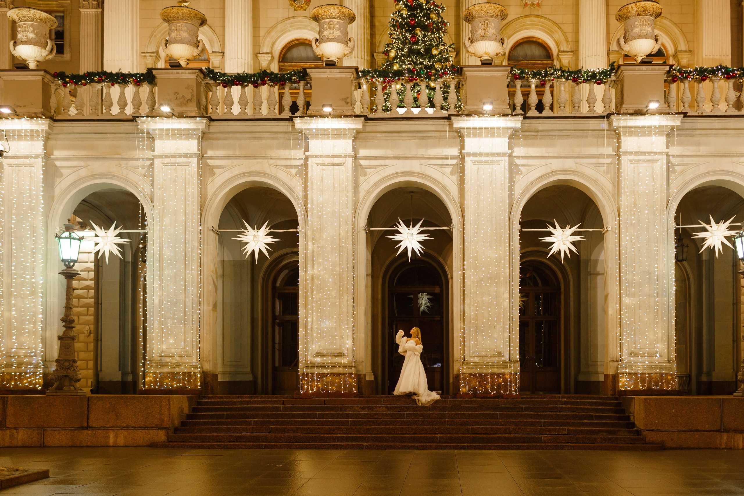 Прогулка по Новогоднему ночному Санкт- Петербургу. Свадебный и семейный фотограф Спб Бошман Ирина