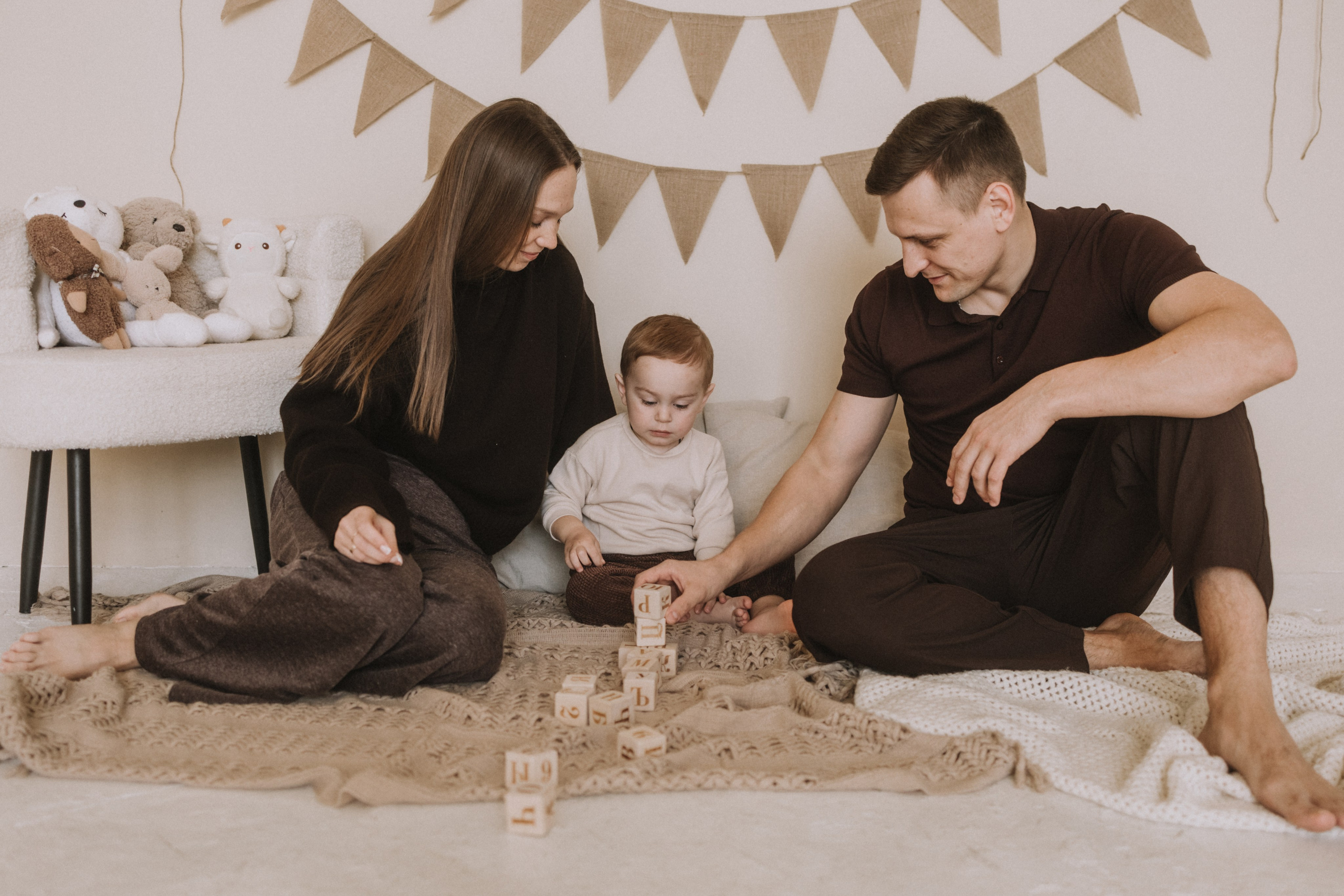 Максим, Алина, Савелий. Фотограф Нижний Новгород