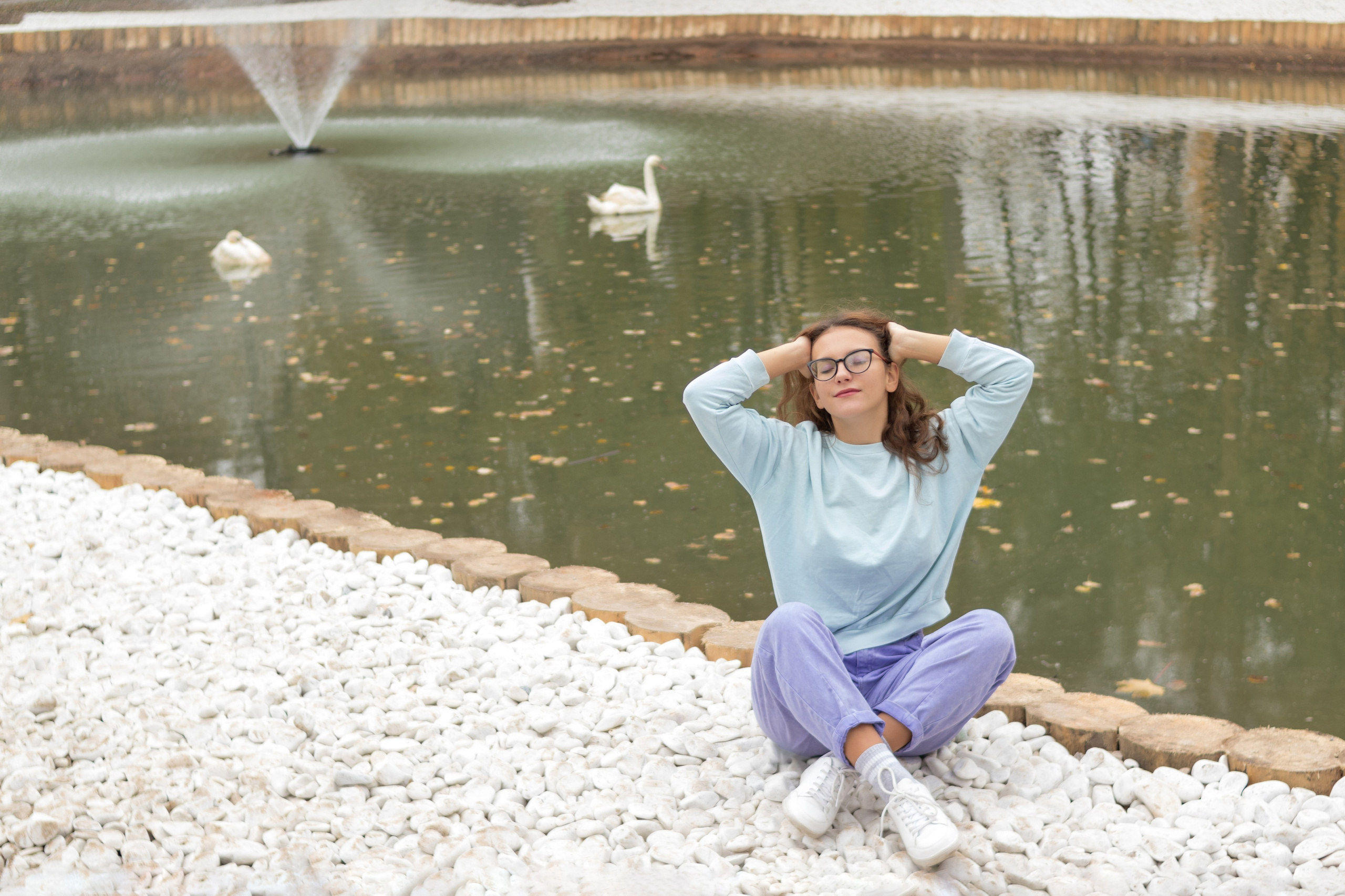 Вероника и Полина в парке им. О. Степанова октябрь 2021. Фотограф в Серпухове Наталья Руденко