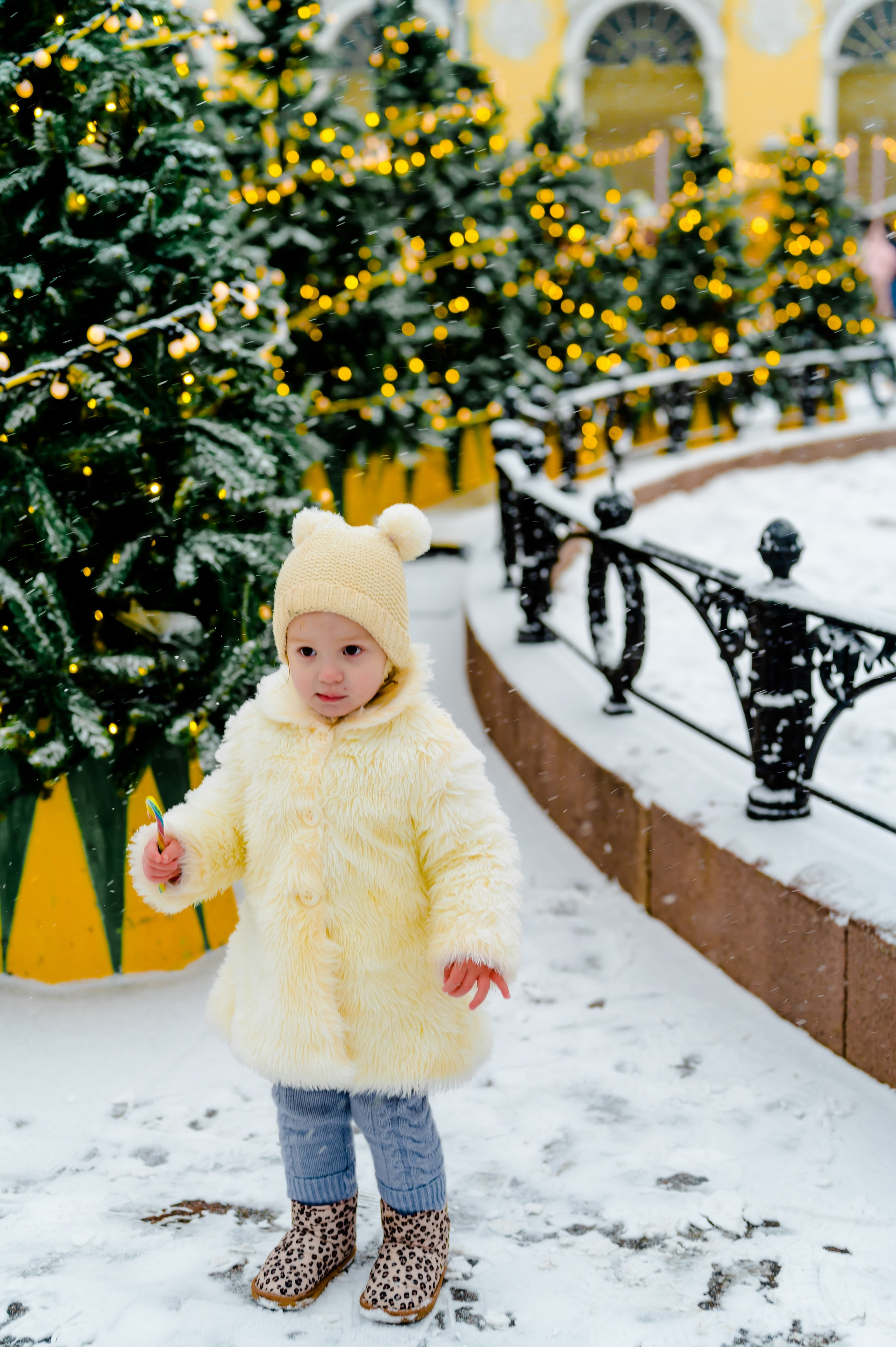 Новогодняя фотосессия на Манежной площади. Свадебный и семейный фотограф Евгения Кононова