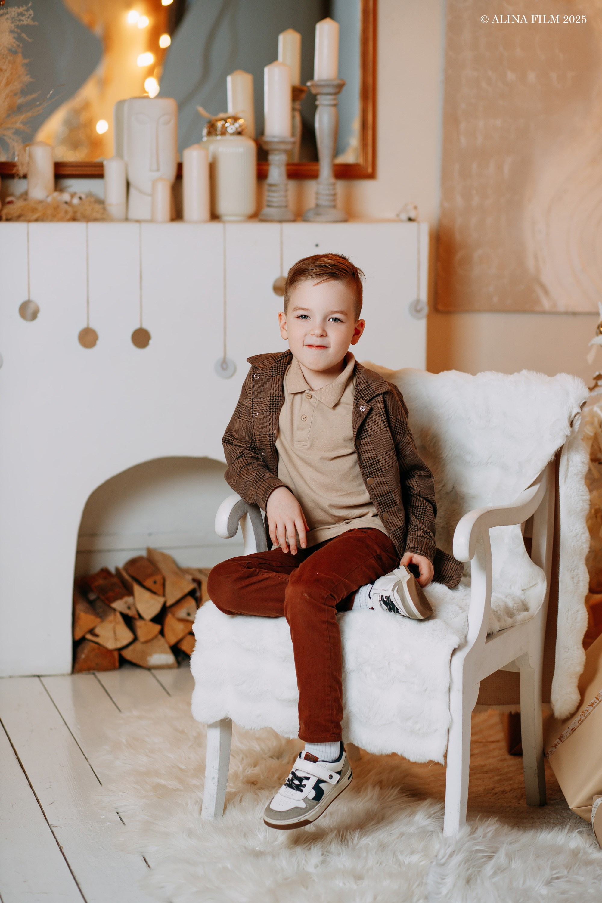 Семейная новогодняя фотосессия. Фотограф в Санкт-Петербурге Alina Film