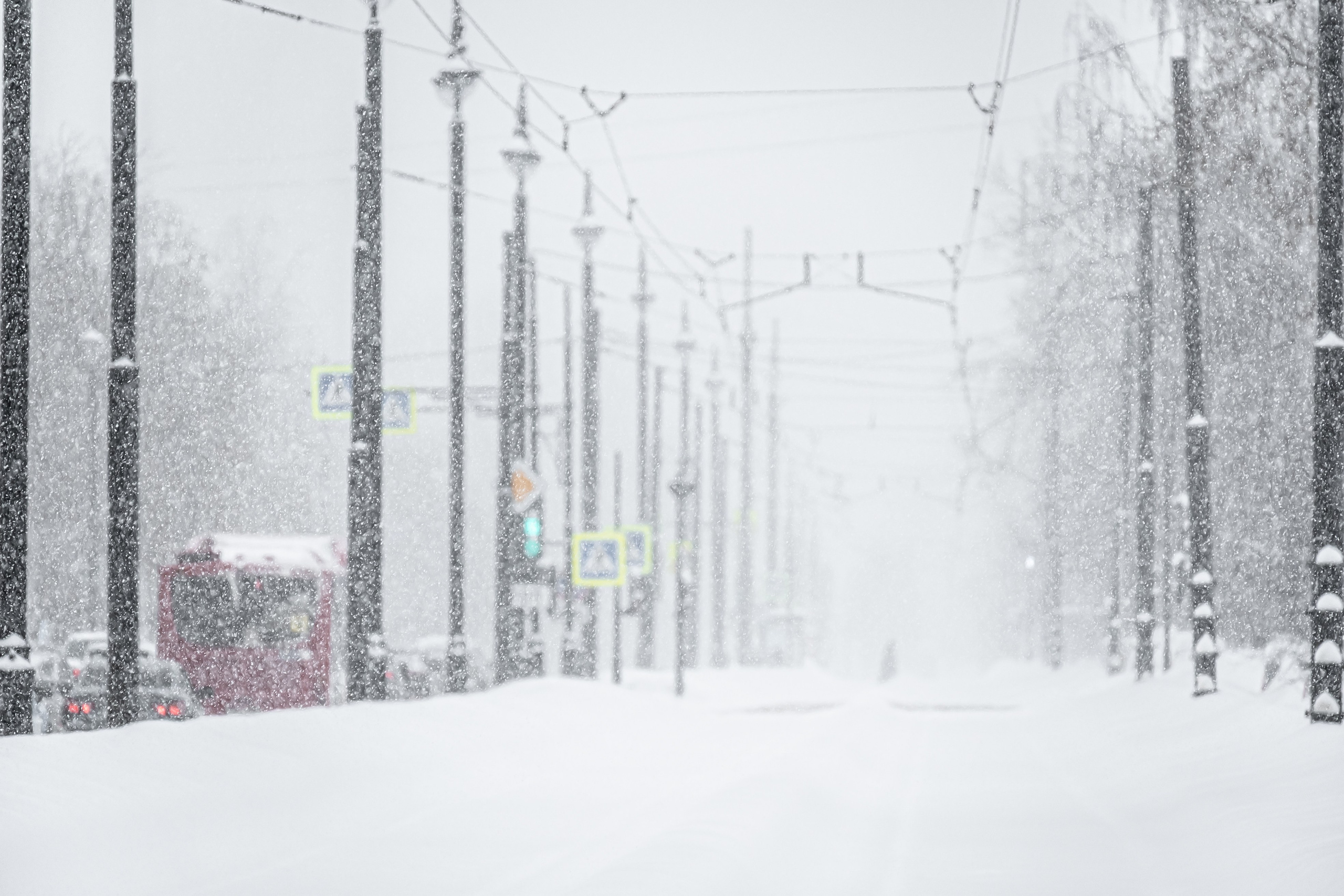 Снегопад. Репортажный фотограф