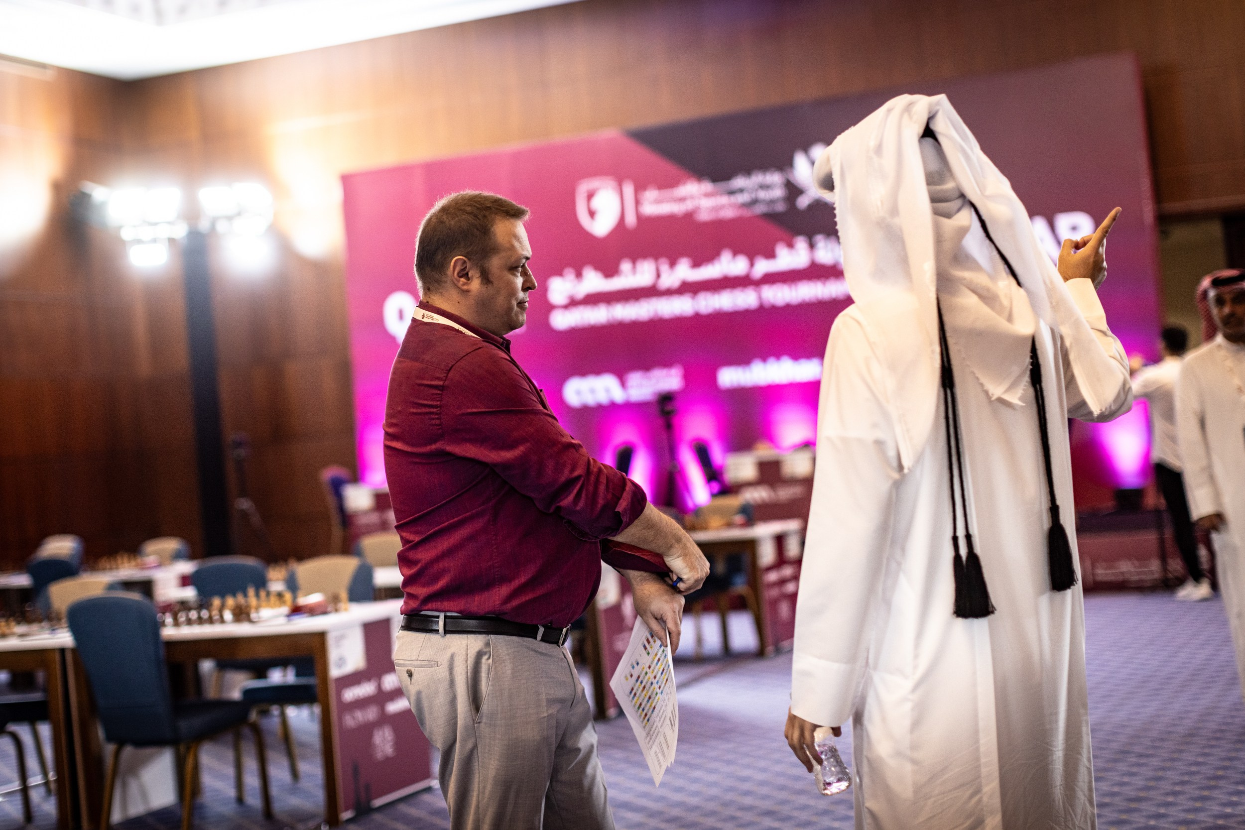 2024.12.04 Qatar Masters Open 2024 — Round2. Фотограф Анна Штурман (репортажная съёмка любых событий и мероприятий) Anna Shtourman photographer