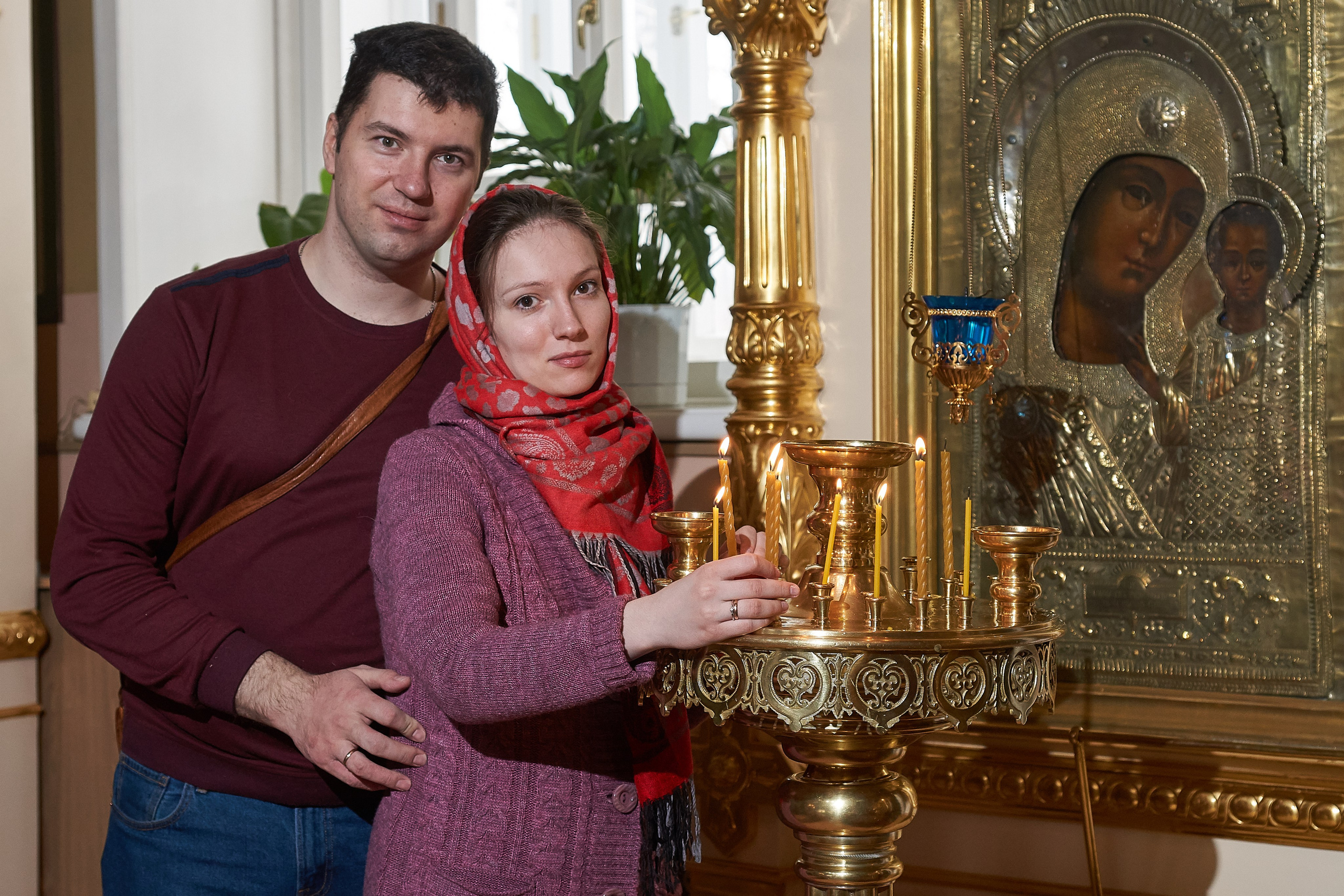 Крещение в церкви.Фотограф Владимир Артамонов