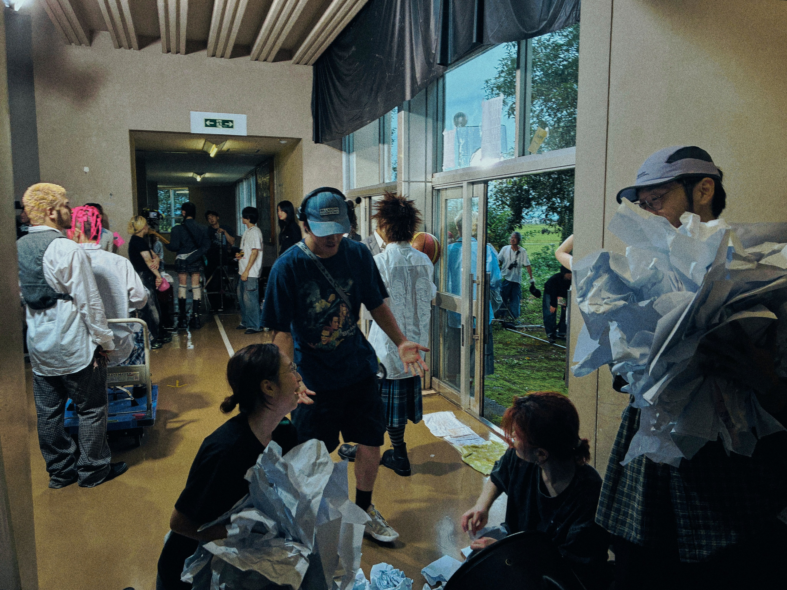 Brandy Senki — Blood Sparks backstage. Satyusho
