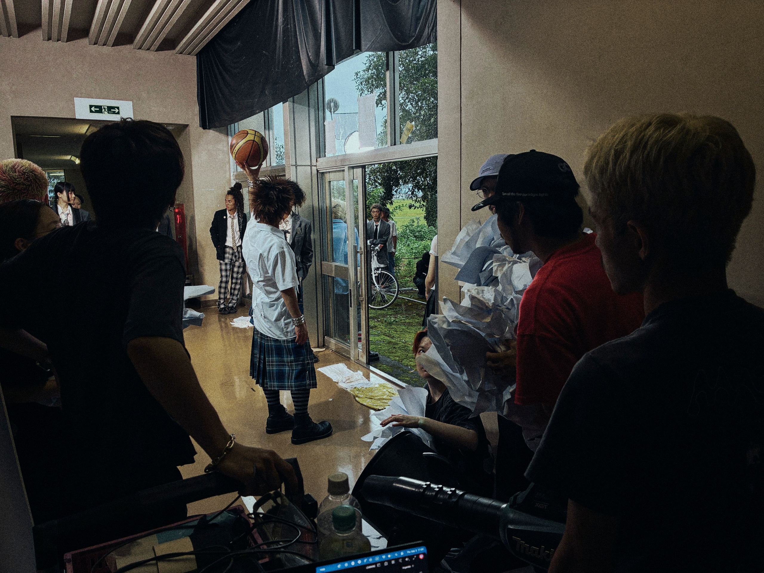 Brandy Senki — Blood Sparks backstage. Satyusho