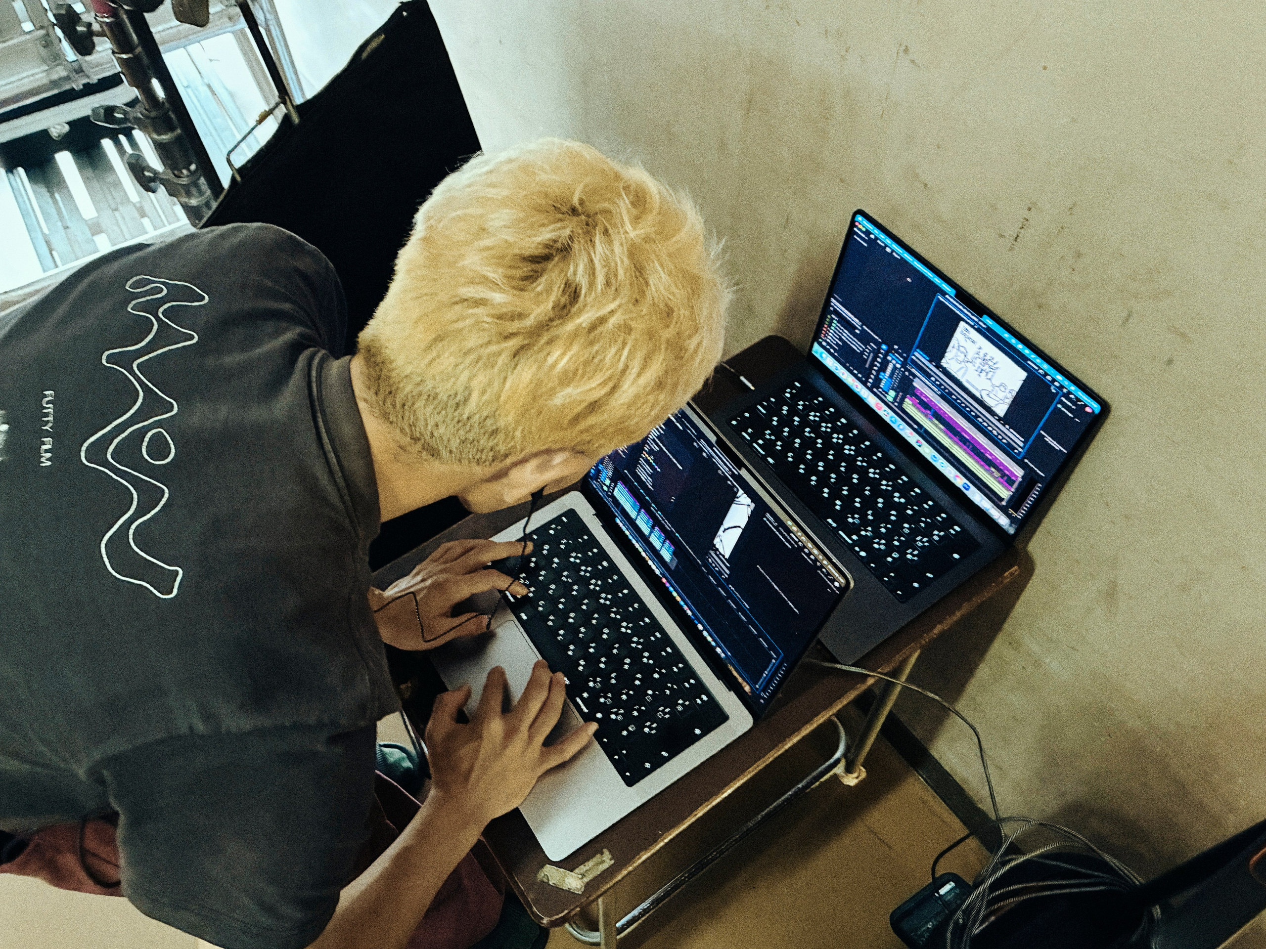 Brandy Senki — Blood Sparks backstage. Satyusho