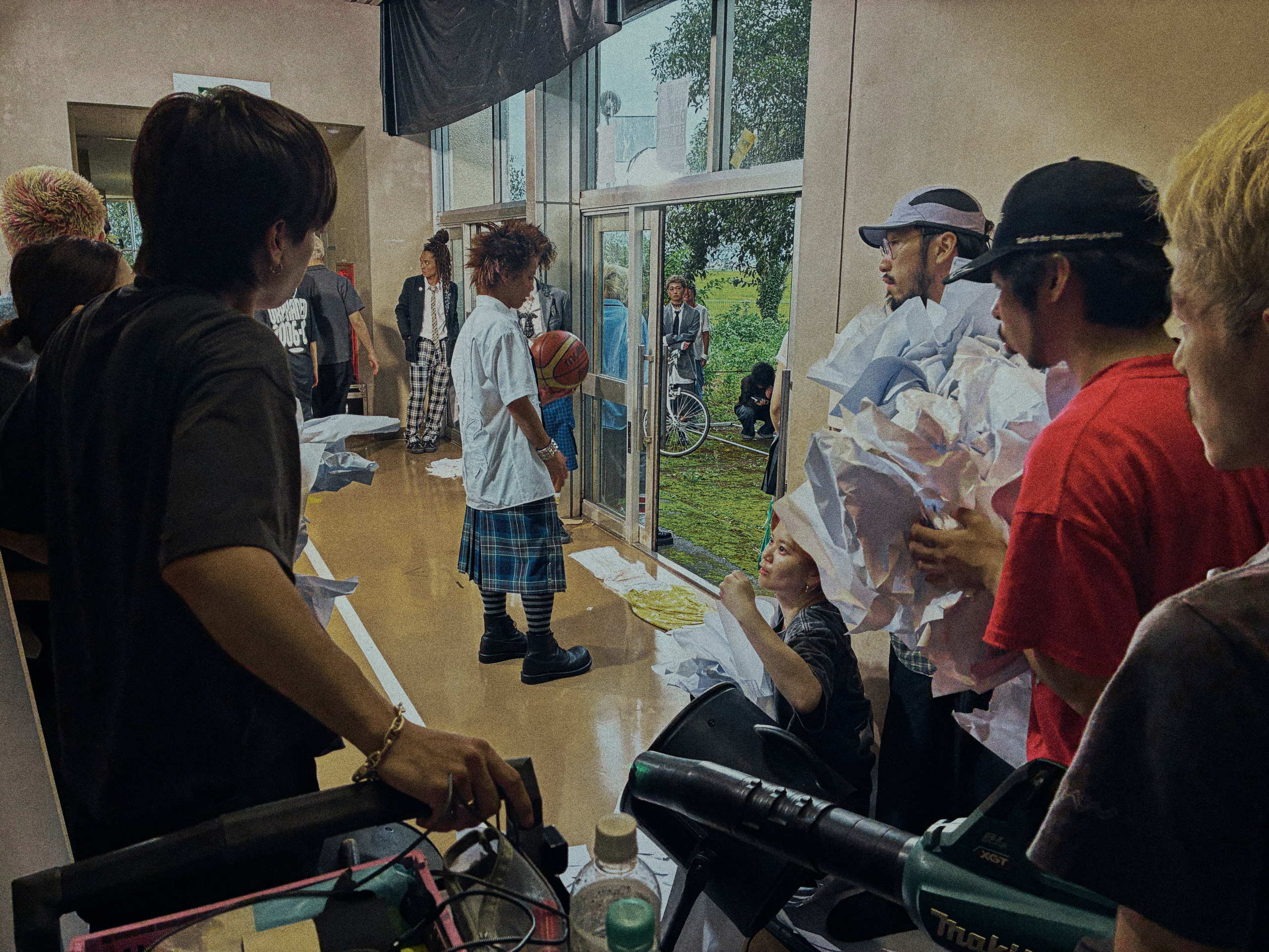 Brandy Senki — Blood Sparks backstage. Satyusho
