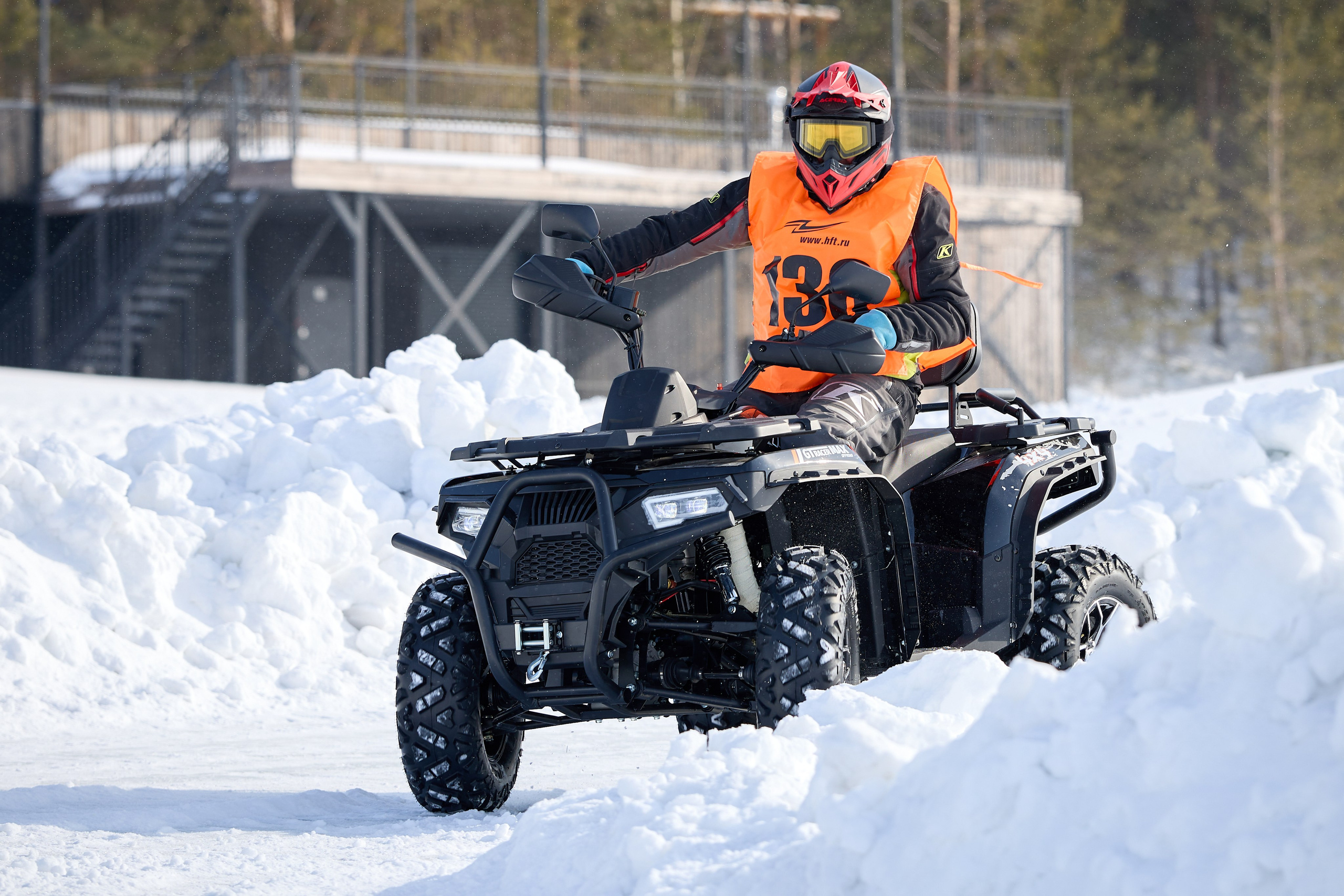 Топим Лёд — 2026. Соревнования на квадроциклах. Фотограф в Новосибирске Алена Скокова