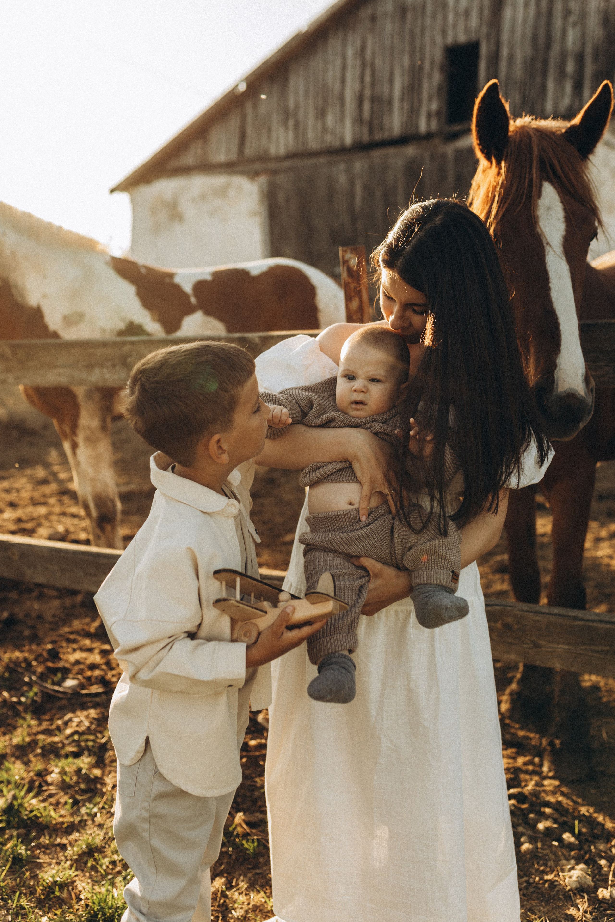 Закат на ферме. Семейный фотограф в Новороссийске и Анапе Александра Яковлева