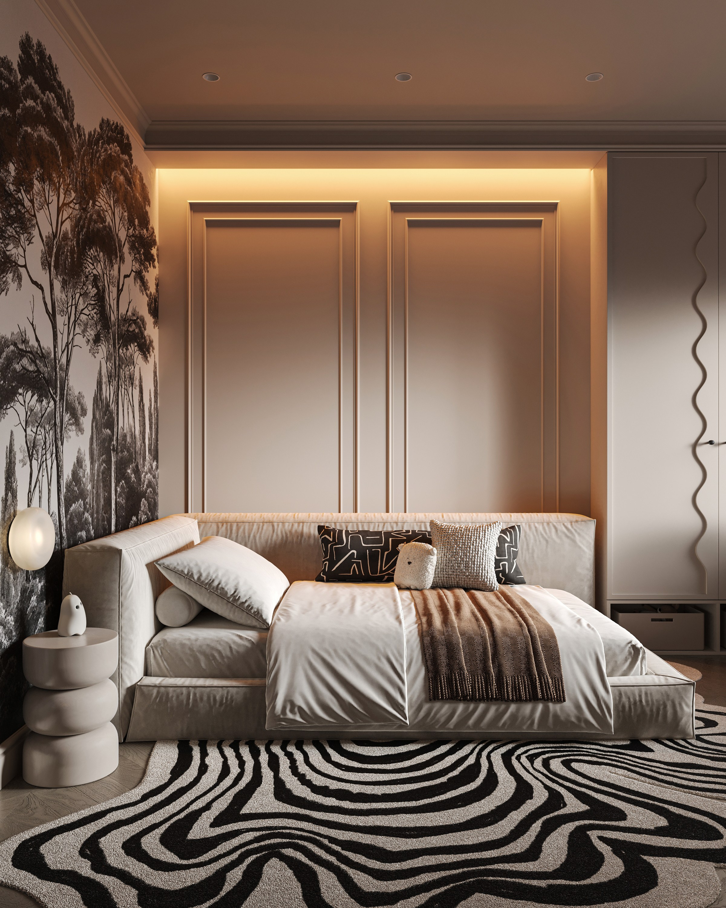 Детская ЖК «Континенталь». 3D визуализация интерьера Надежда Соколова